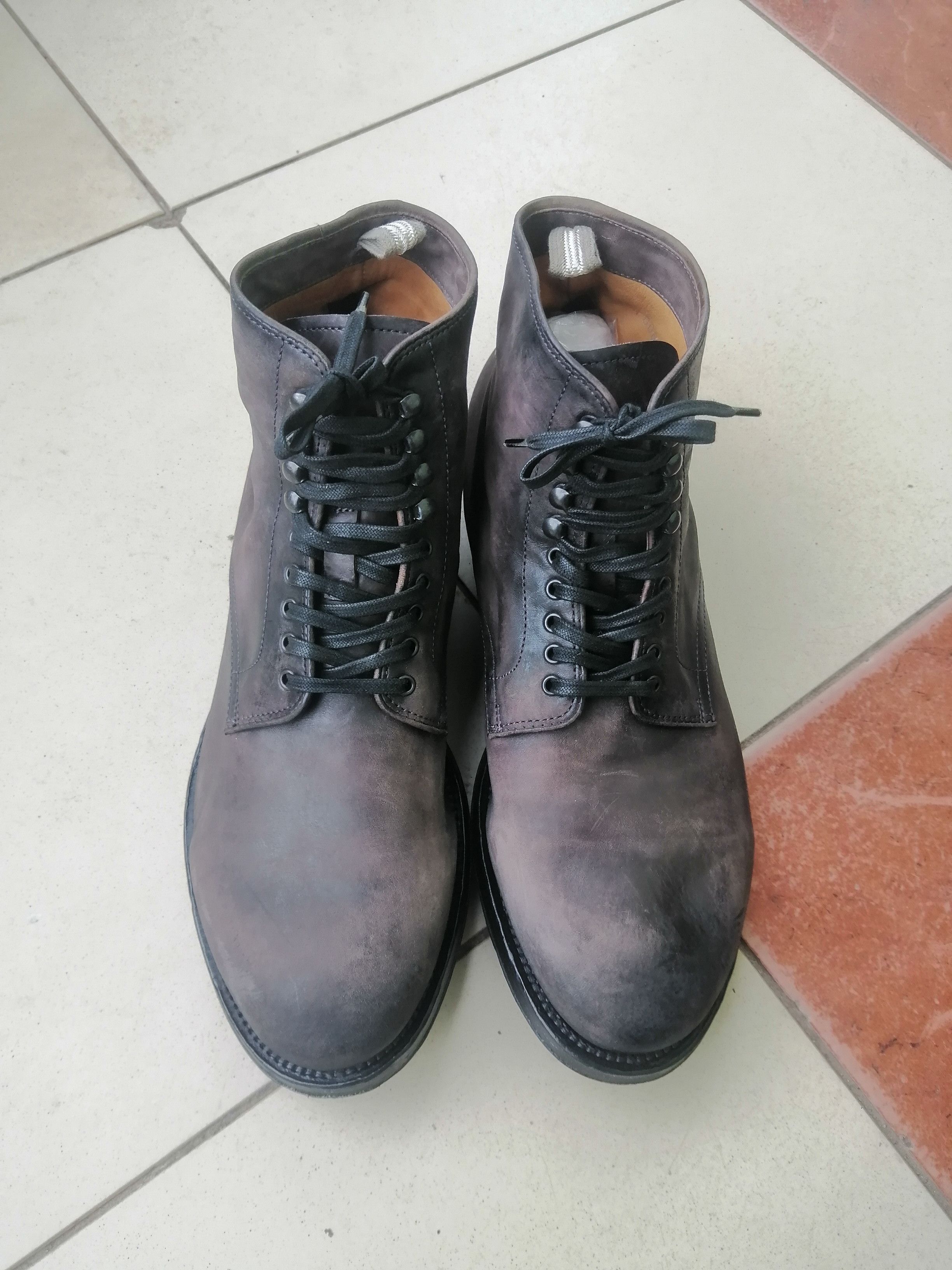 Officine Creative Officine Creative Burnished Leather Lace-Up Boots Size US 8 / EU 41 - 7 Thumbnail