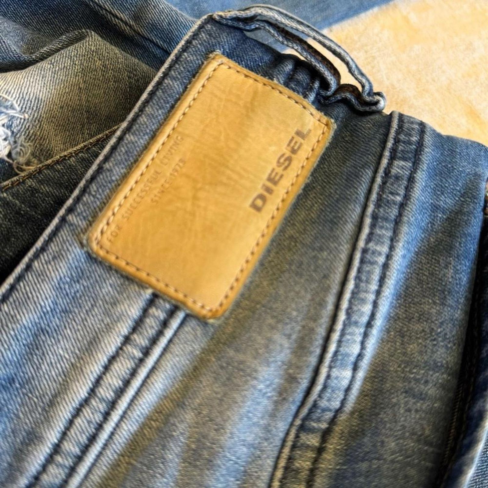 Diesel Diesel D.N.A. Distressed Denim Jeans Size US 36 / EU 52 - 6 Thumbnail