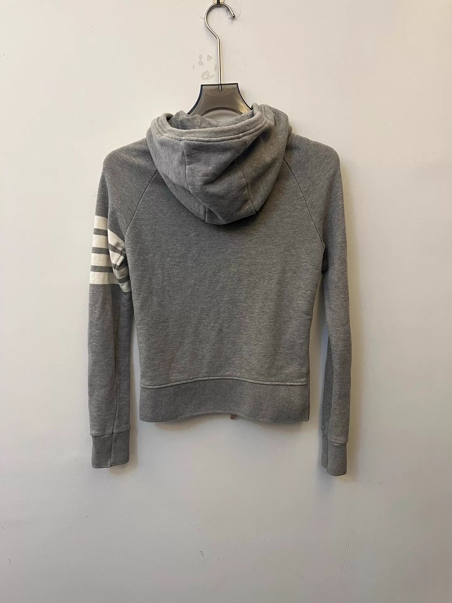 Thom Browne THOM BROWNE SS21 4-Stripe Zip Hood Jkt Women's Gray 40 Size S / US 4 / IT 40 - 3 Thumbnail