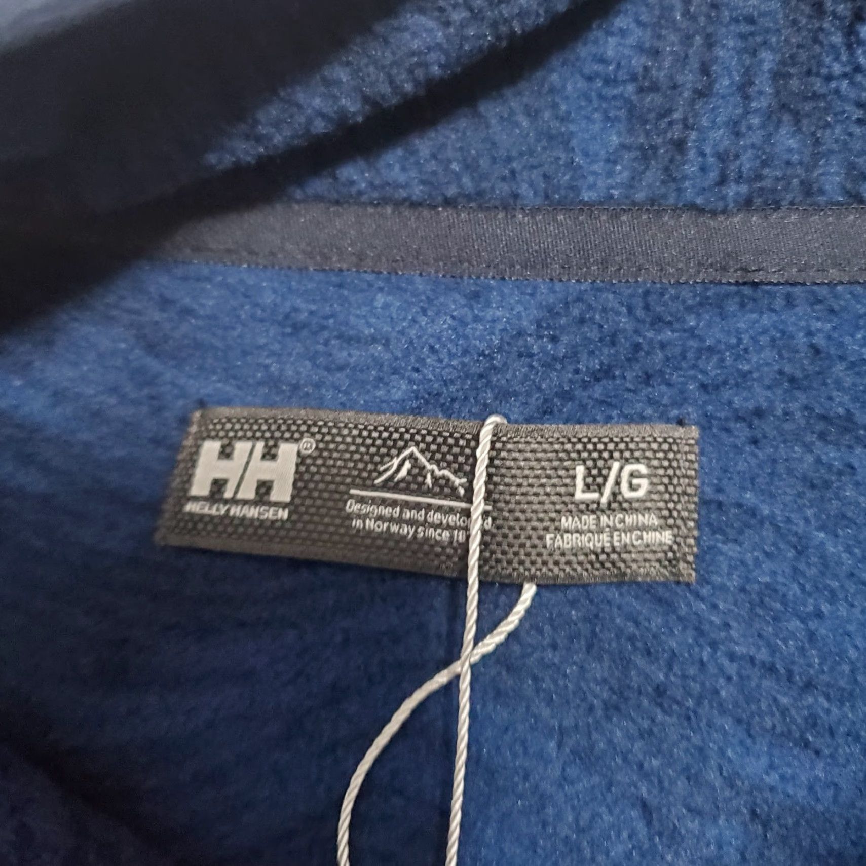 Helly Hansen Helly Hansen Maridalen Fleece Jacket Men L Blue Ocean Wave AOP 1/4 Snap Pullover Size US L / EU 52-54 / 3 - 3 Thumbnail