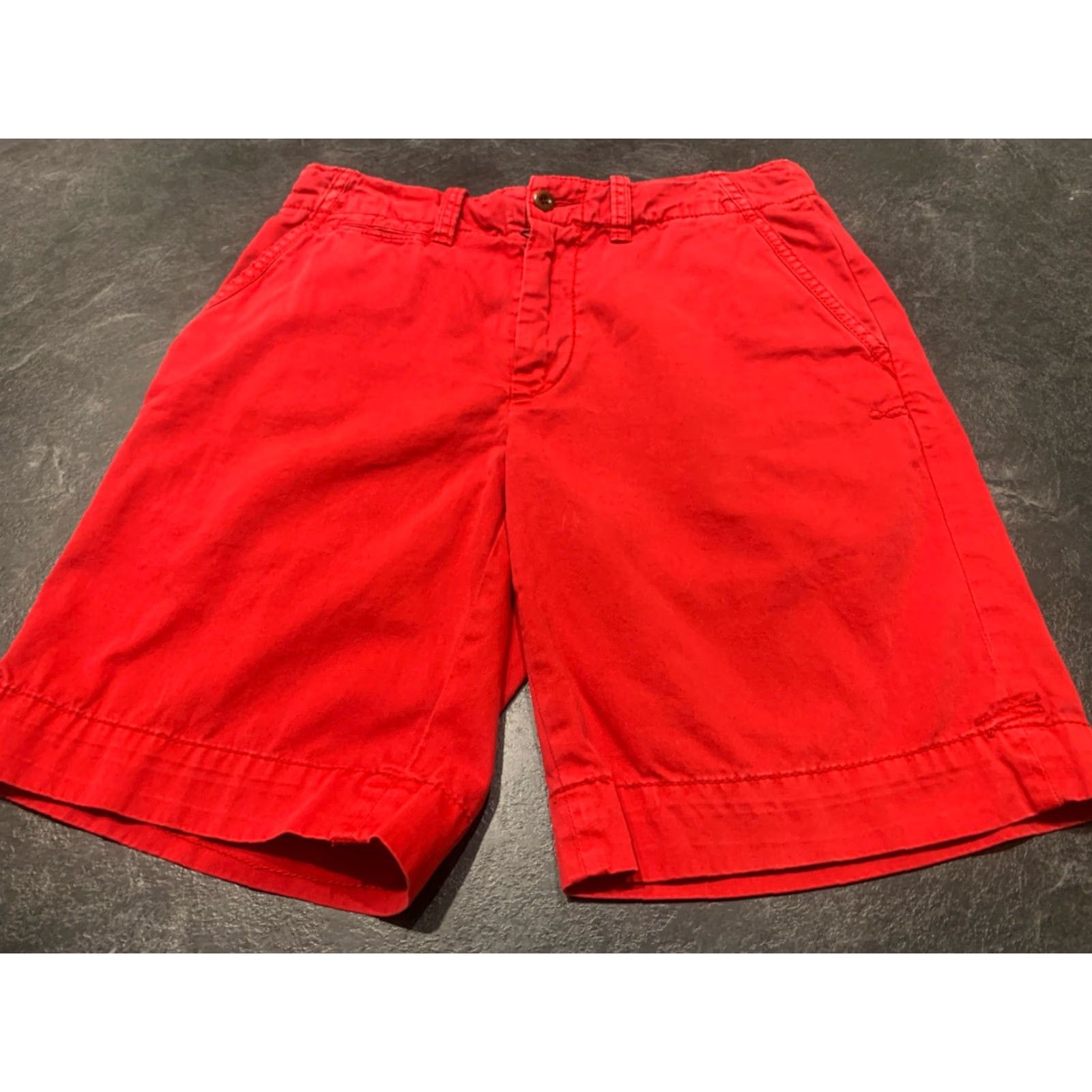 Polo Ralph Lauren VINTAGE Polo Ralph Lauren Shorts Men 32 Red Cotton Distressed Chino 90s Size US XS / EU 42 / 0 - 2 Thumbnail