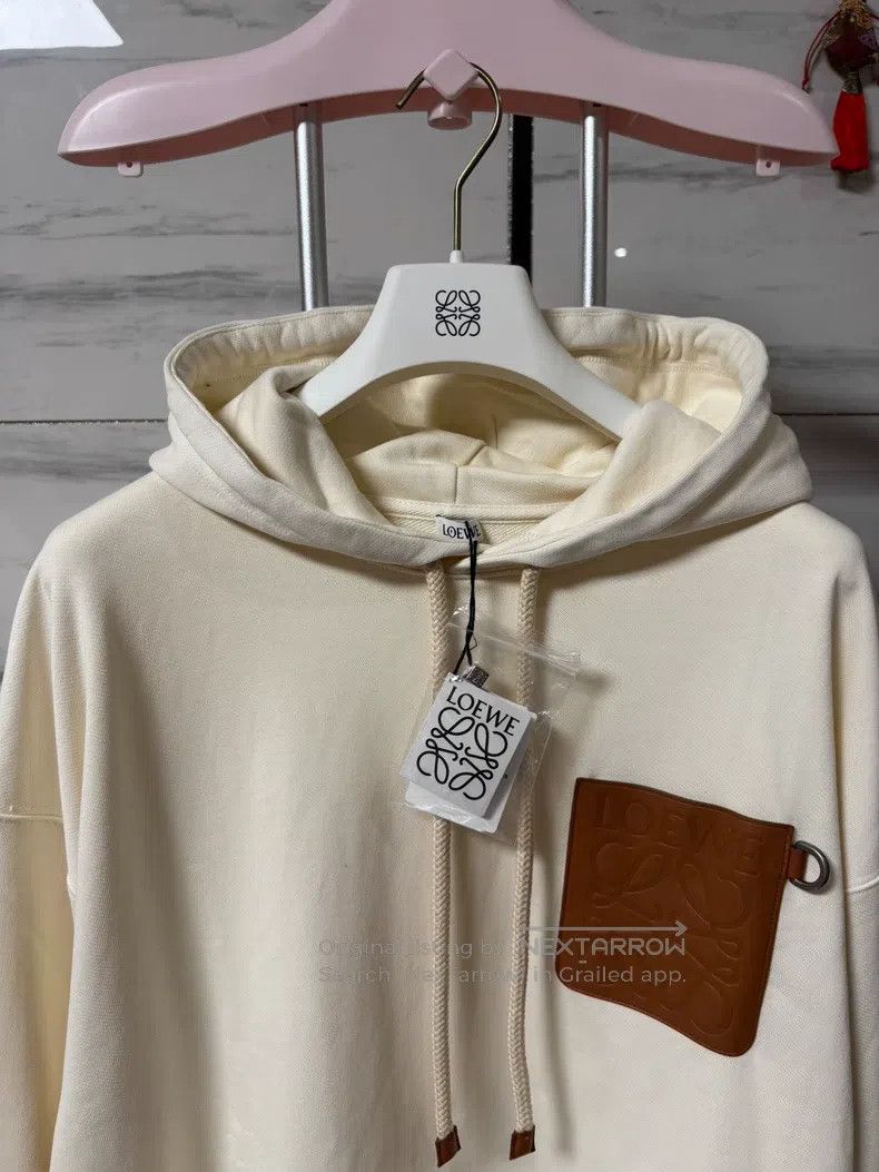 Loewe Loewe Logo Leather Patch Jacket Sweatshirt Size M / US 6-8 / IT 42-44 - 6 Thumbnail