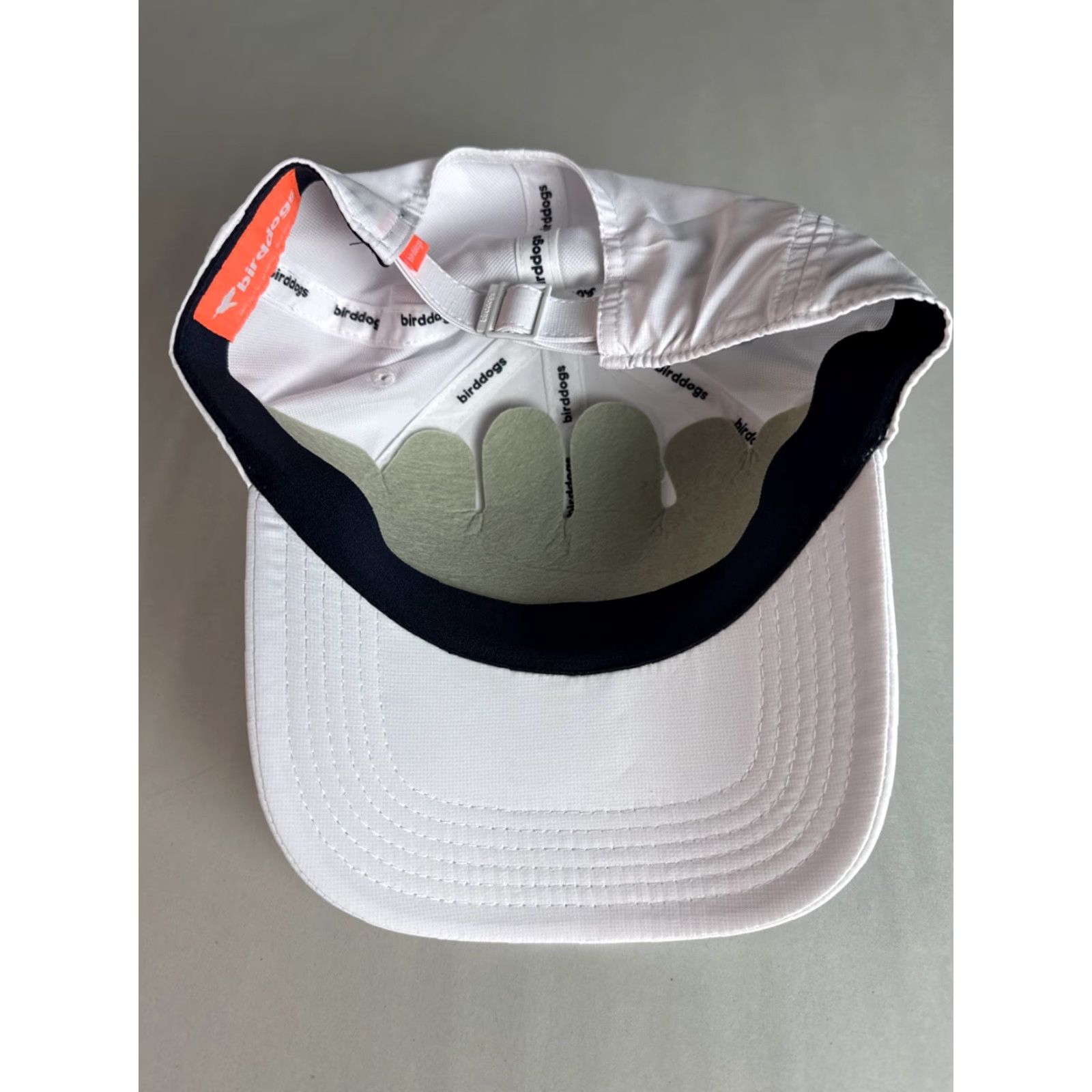 Big Dogs Bird Dogs Strapback Golf Hat Cap White Adjustable Men’s Birddogs EUC Hat Men One Size White Golf Bird Dogs Strapback Adjustable Cap Size ONE SIZE - 5 Thumbnail