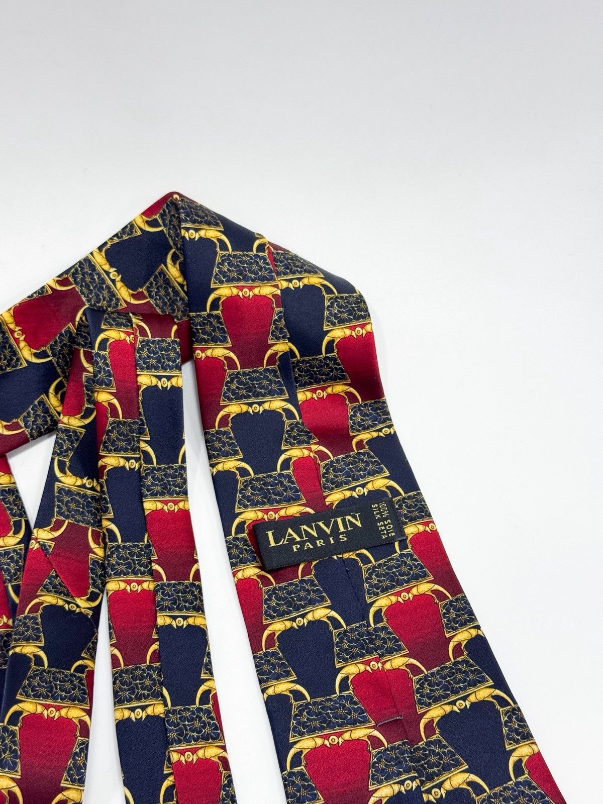 Lanvin Lanvin vintage silk tie Size ONE SIZE - 4 Thumbnail