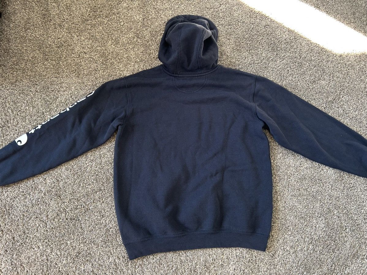 Carhartt Carhartt Loose Fit Logo Sleeve Hoodie Navy (Size M) Size US M / EU 48-50 / 2 - 4 Thumbnail