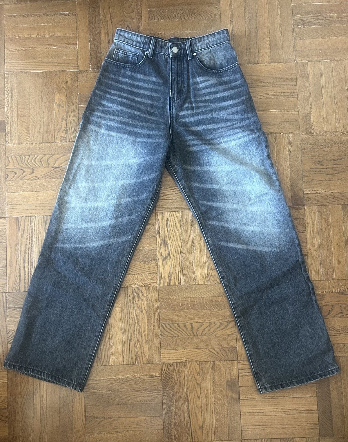 basketcase gallery Basketcase gallery lax flare denim jet black 