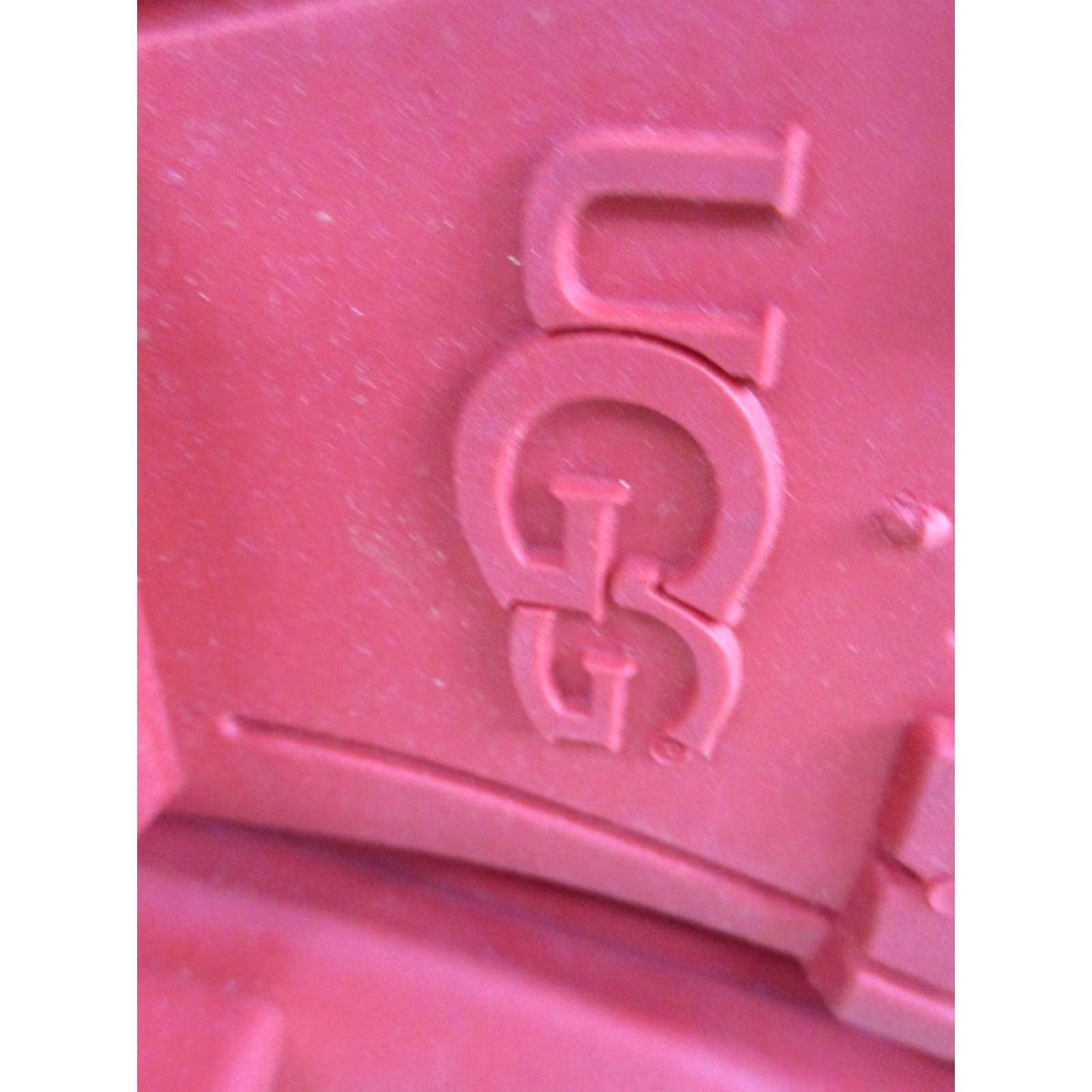 Ugg UGG Boots Womens Size 7 Red Rubber Rain Chelsea Pull On Ankle Booties Lug Sole Size US 7 / IT 37 - 7 Thumbnail