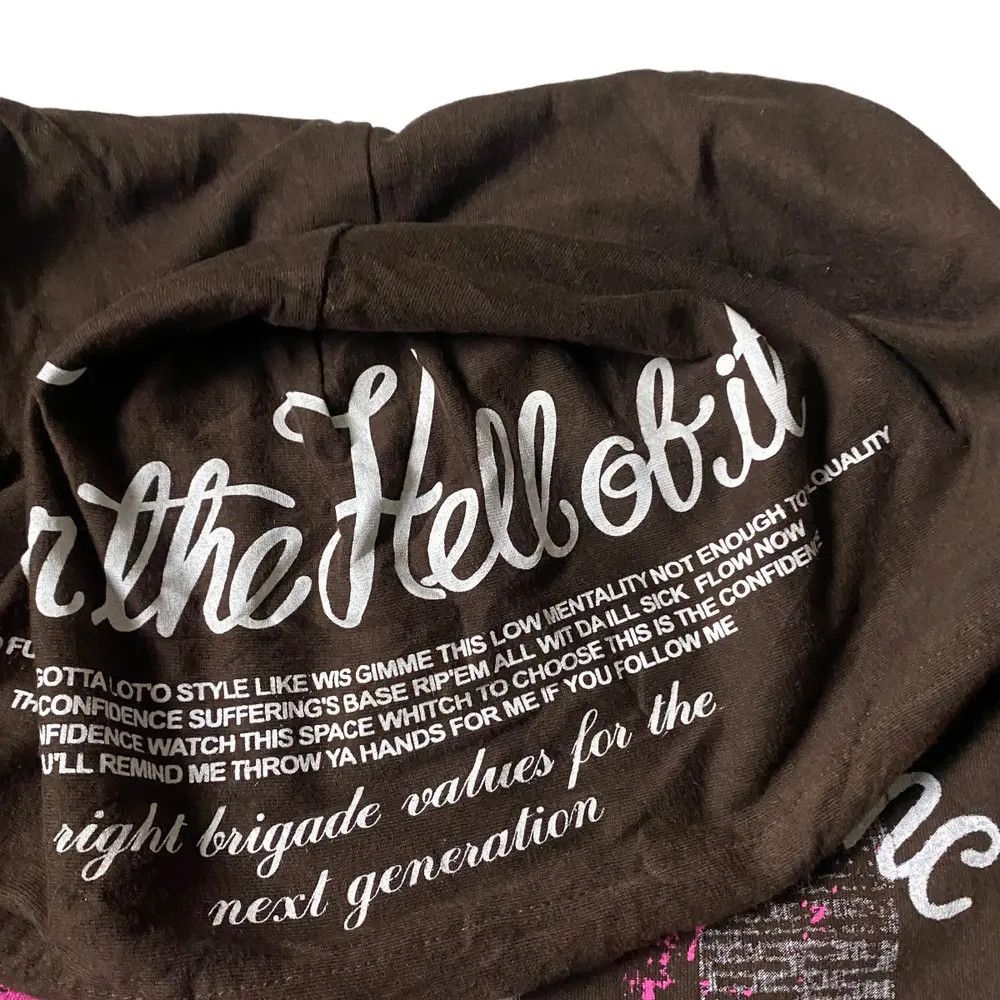 Hysteric Glamour 2000's B One Soul Fuck Hell Poem Hoodie Size US L / EU 52-54 / 3 - 5 Thumbnail