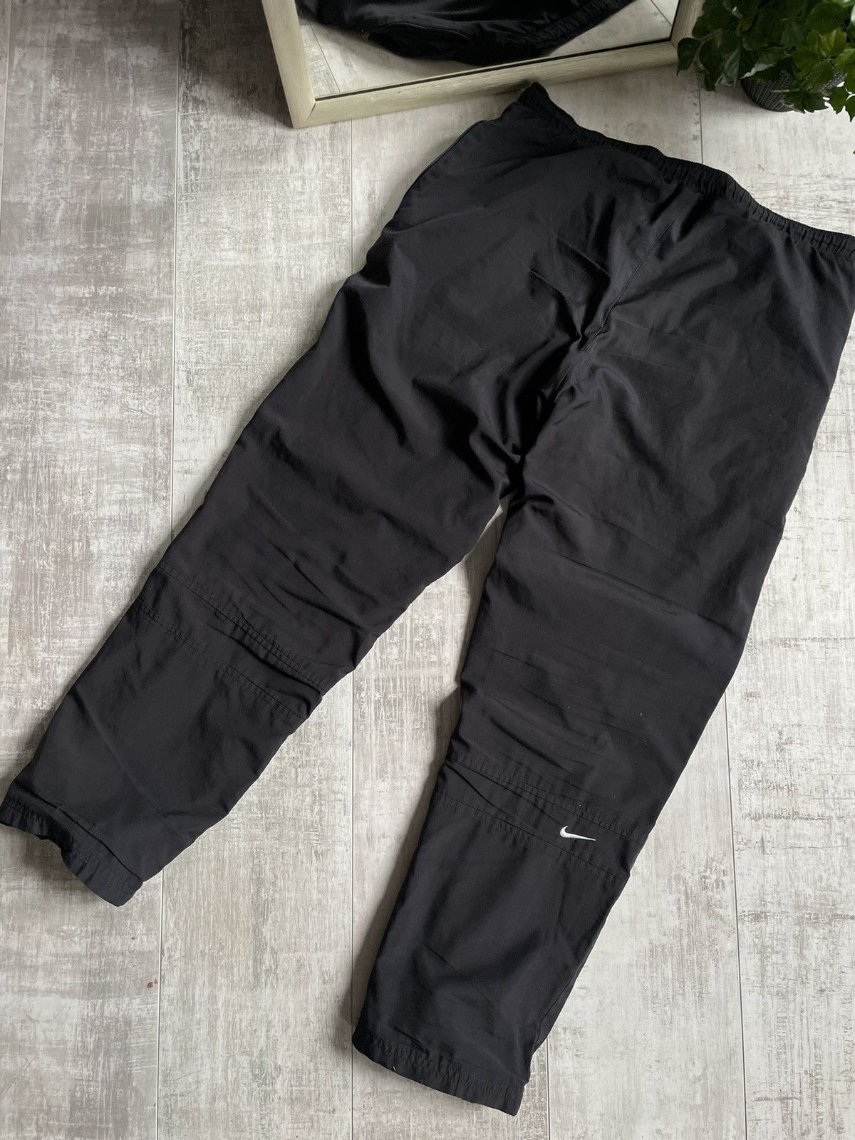 Nike × Vintage Vintage Nike 90’s Track Pants Baggy Y2K Nylon Swoosh Drill Size US 30 / EU 46 - 6 Thumbnail