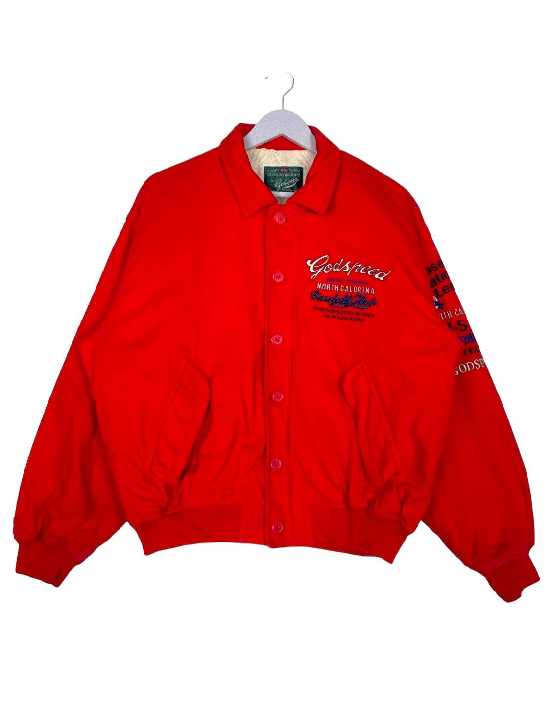 Hein Gericke × Kadoya 💥80s GODSPEED RACING RIOT BOMBER JACKET Size US L / EU 52-54 / 3 - 8 Thumbnail