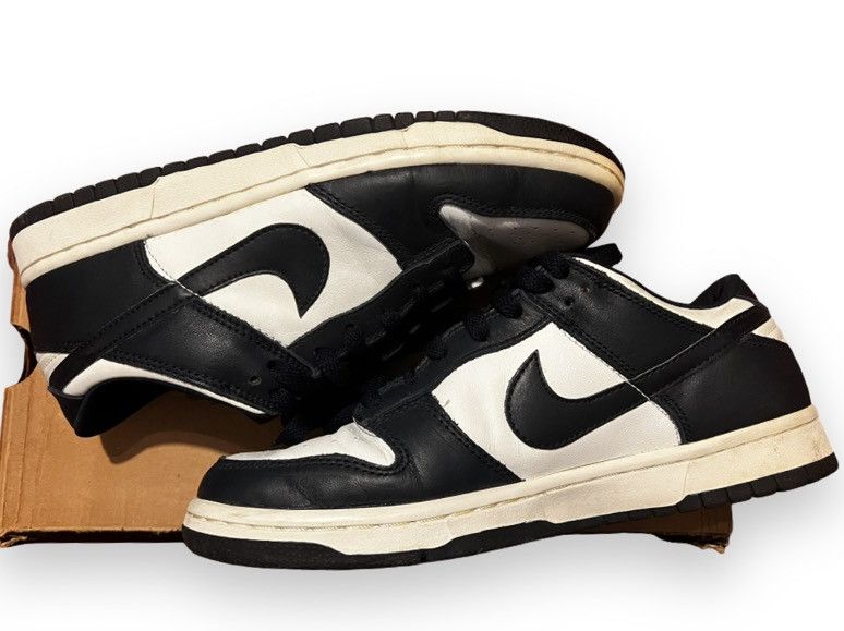 Nike × Vintage Nike dunk 1999 low size 8 with box navy/white Size US 8 / EU 41 - 3 Thumbnail