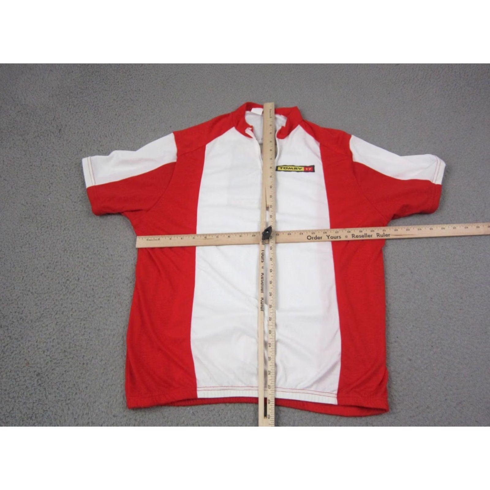 Vintage VINTAGE Cycling Jersey Mens XL White Red Mississippi River TOMRV 17 80s Size US XL / EU 56 / 4 - 6 Thumbnail
