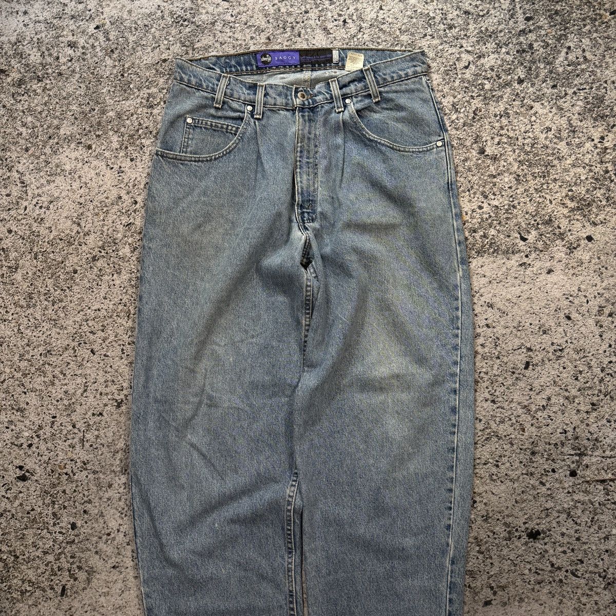 Levi's Vintage 90s Levi’s Silvertab Faded Baggy Denim Skater Jeans Size US 34 / EU 50 - 9 Thumbnail