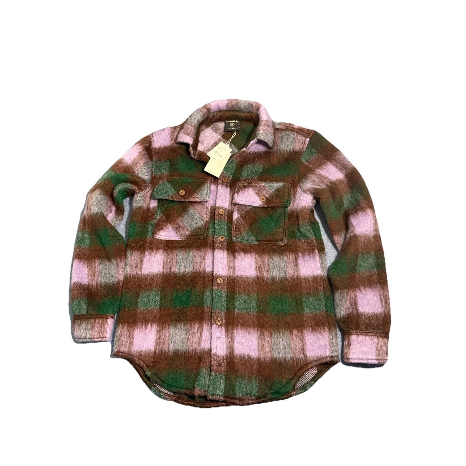 Staple STAPLE CYPRESS BRUSHED CHECK FLANNEL SHIRT SIZE S Size US S / EU 44-46 / 1 - 2 Thumbnail