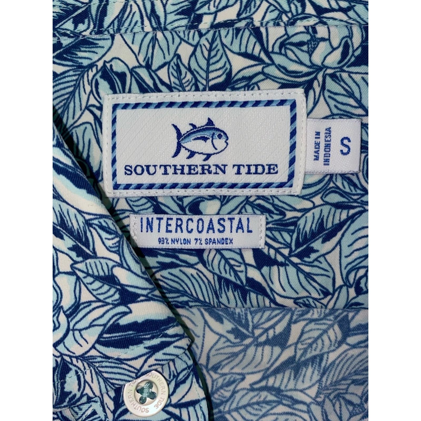 Southern Tide Southern Tide $128 Intercoastal Shirt Shadow Wood CC S Size US S / EU 44-46 / 1 - 3 Thumbnail