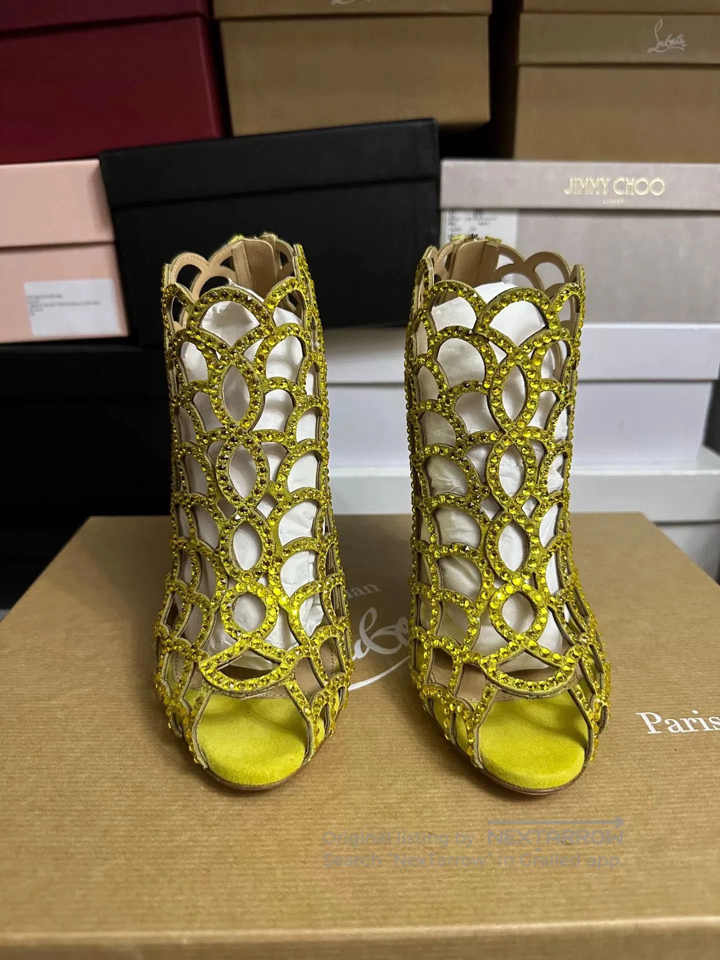 Sergio Rossi Sergio Rossi Crystal Embellished Shoes 37. Size US 6 / IT 36 - 3 Thumbnail