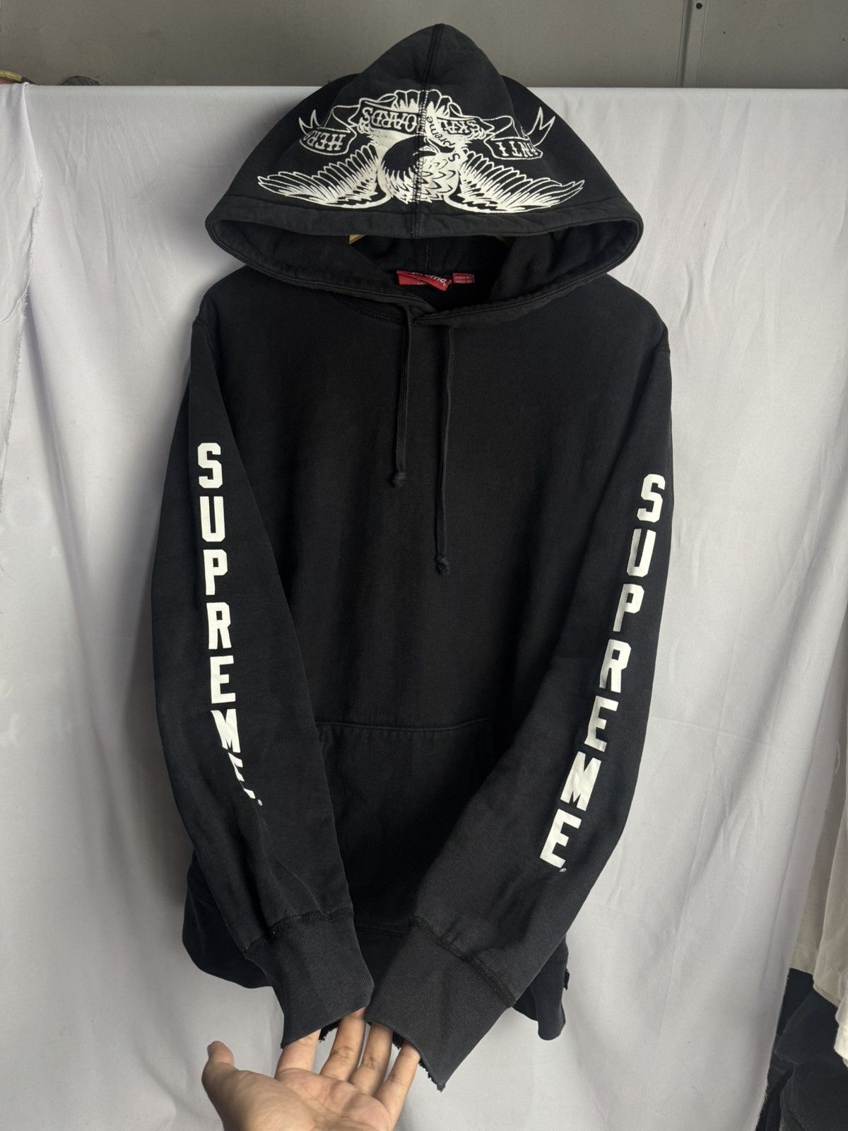 Supreme Supreme Hoodie Antihero Size US L / EU 52-54 / 3 - 1 Thumbnail