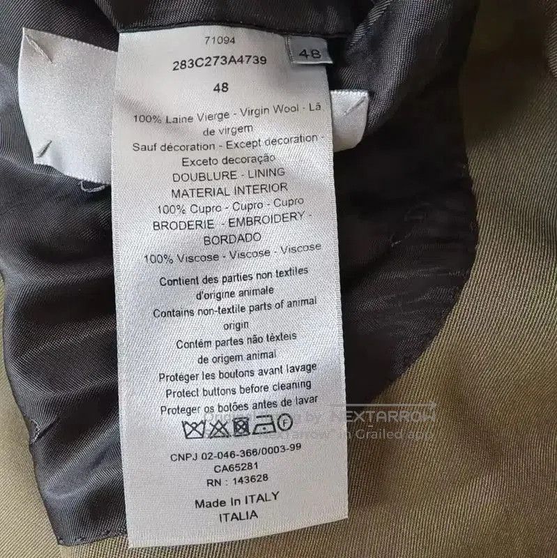 Dior Dior Coffee Color Men's Outerwear Jacket . Size US M / EU 48-50 / 2 - 4 Thumbnail