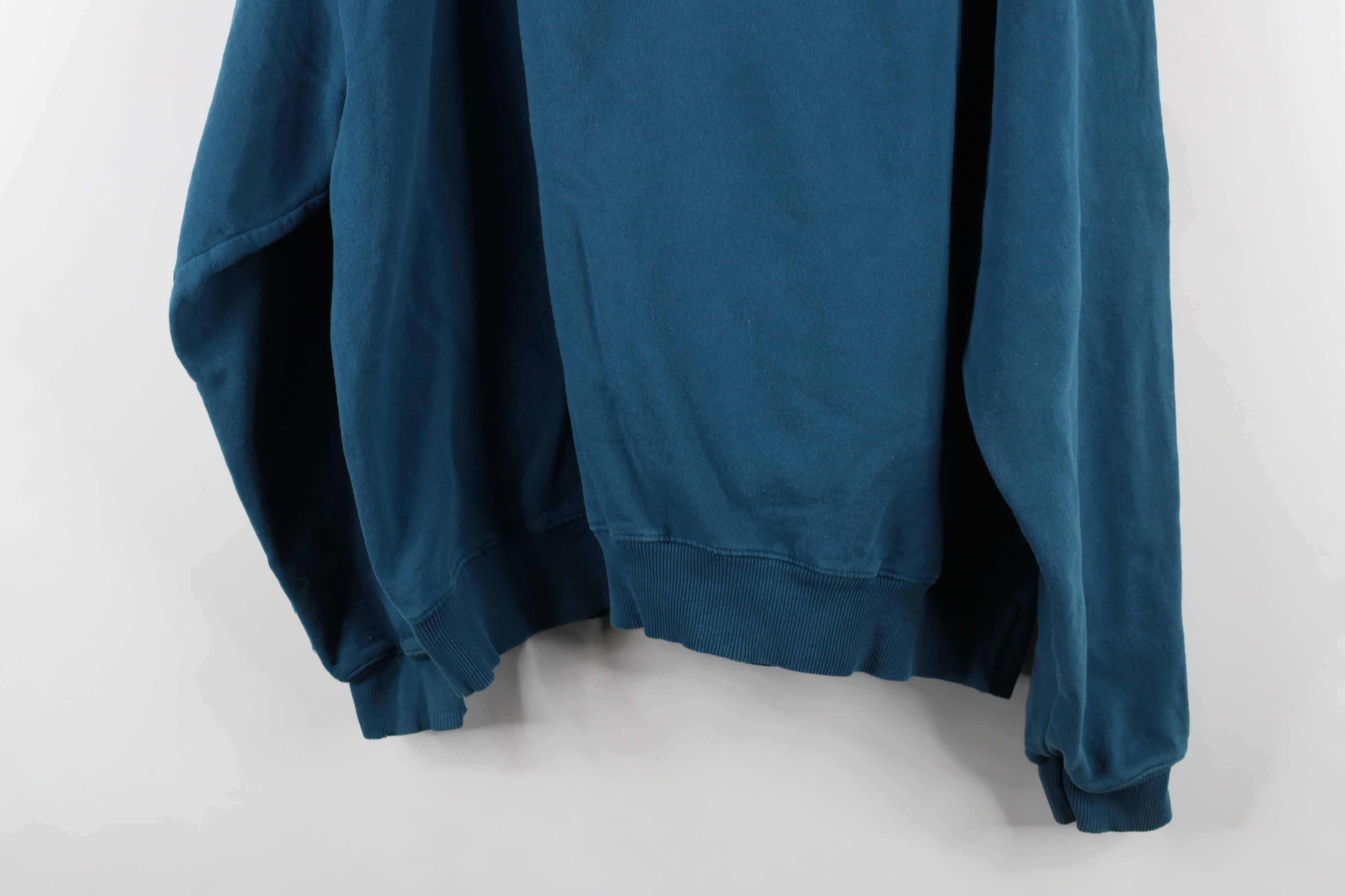 Champion × Vintage Vintage 90s Champion Classic Logo Hoodie Sweatshirt Blue Size US XL / EU 56 / 4 - 14 Thumbnail