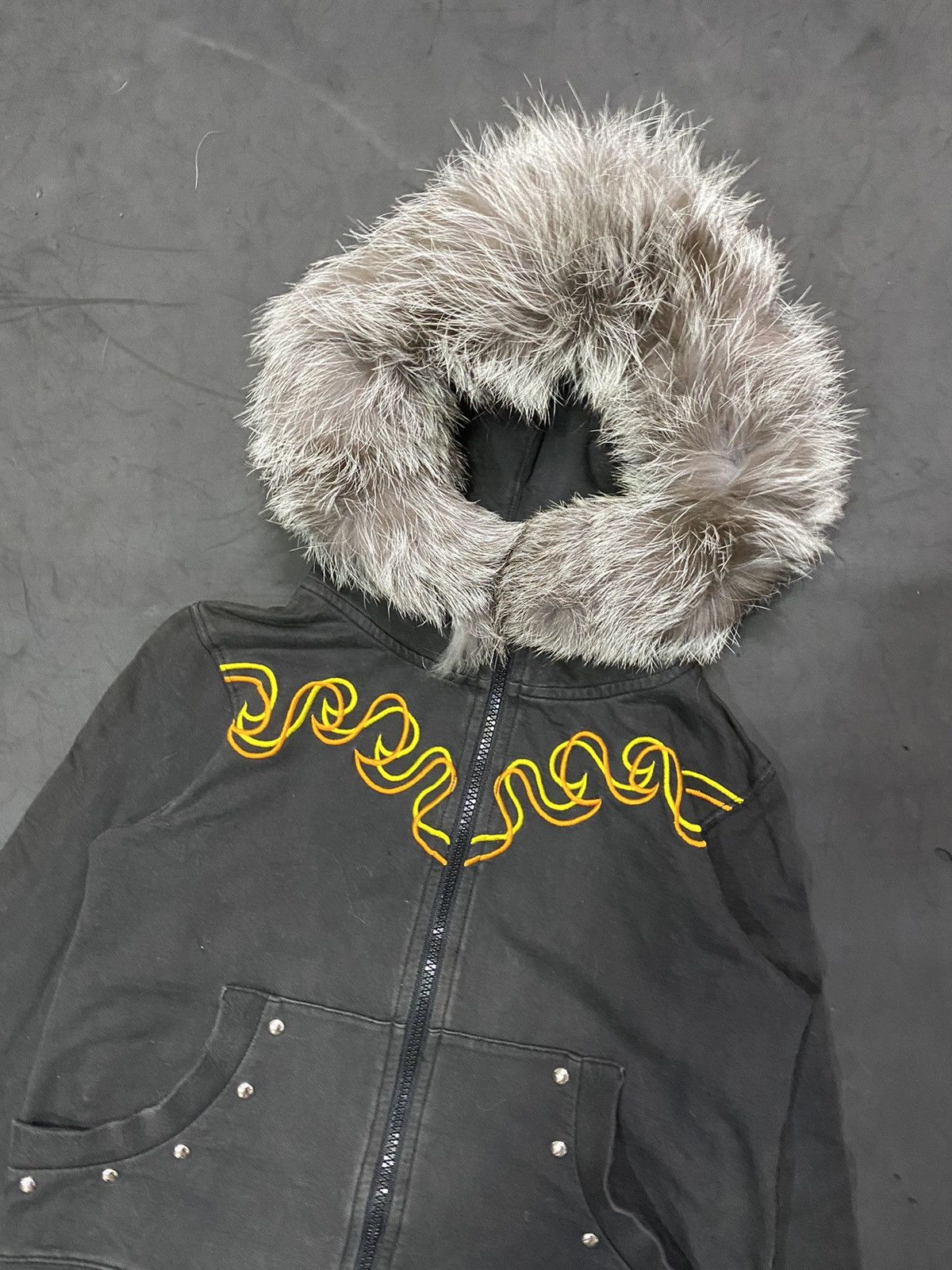 Japanese Brand BINDINGOFFER💸Tribal Furhoodie Japanesebrand Salad Ifsix Lgb Size US XS / EU 42 / 0 - 2 Thumbnail