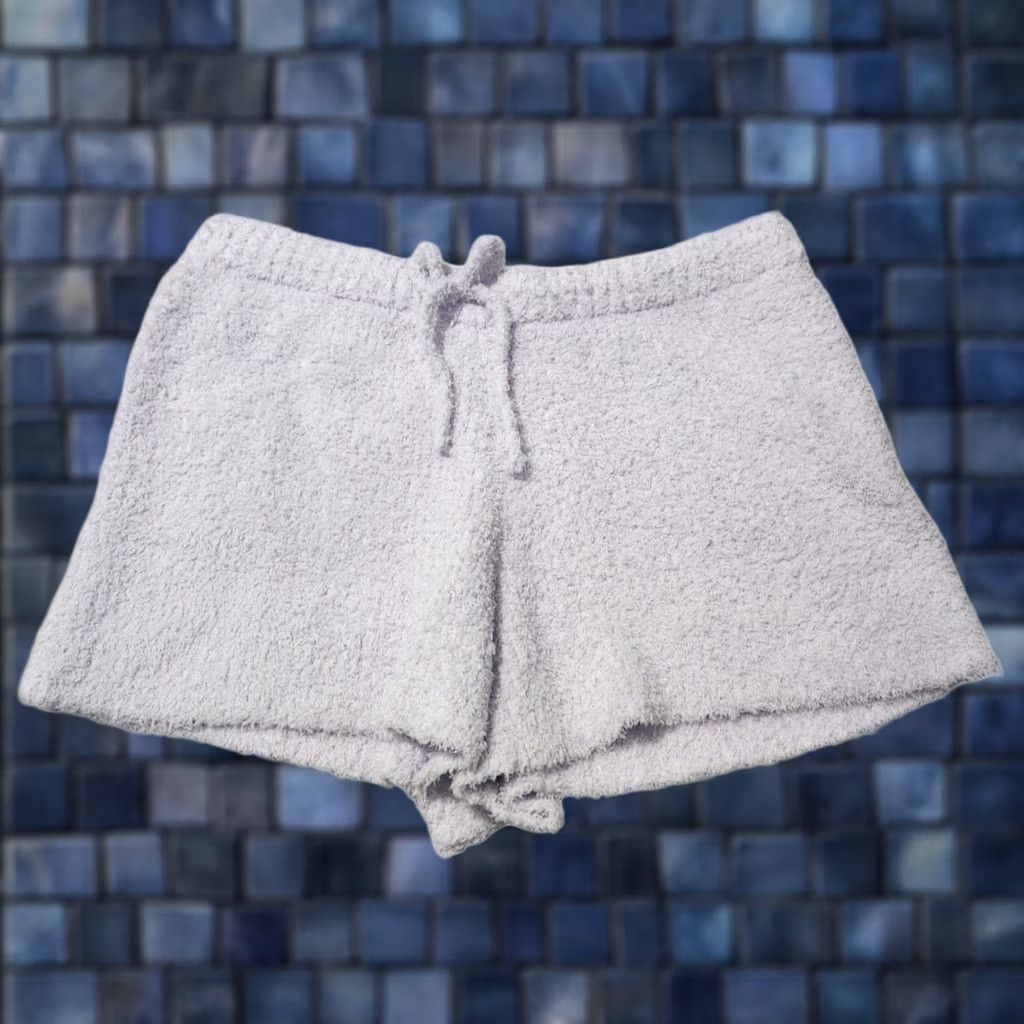 Vintage Aerie Shorts Lounge Womens XL Elastic Waist Lavender Nylon Polyester Activewear Drawstring Size 40" / US 18 - 1 Thumbnail