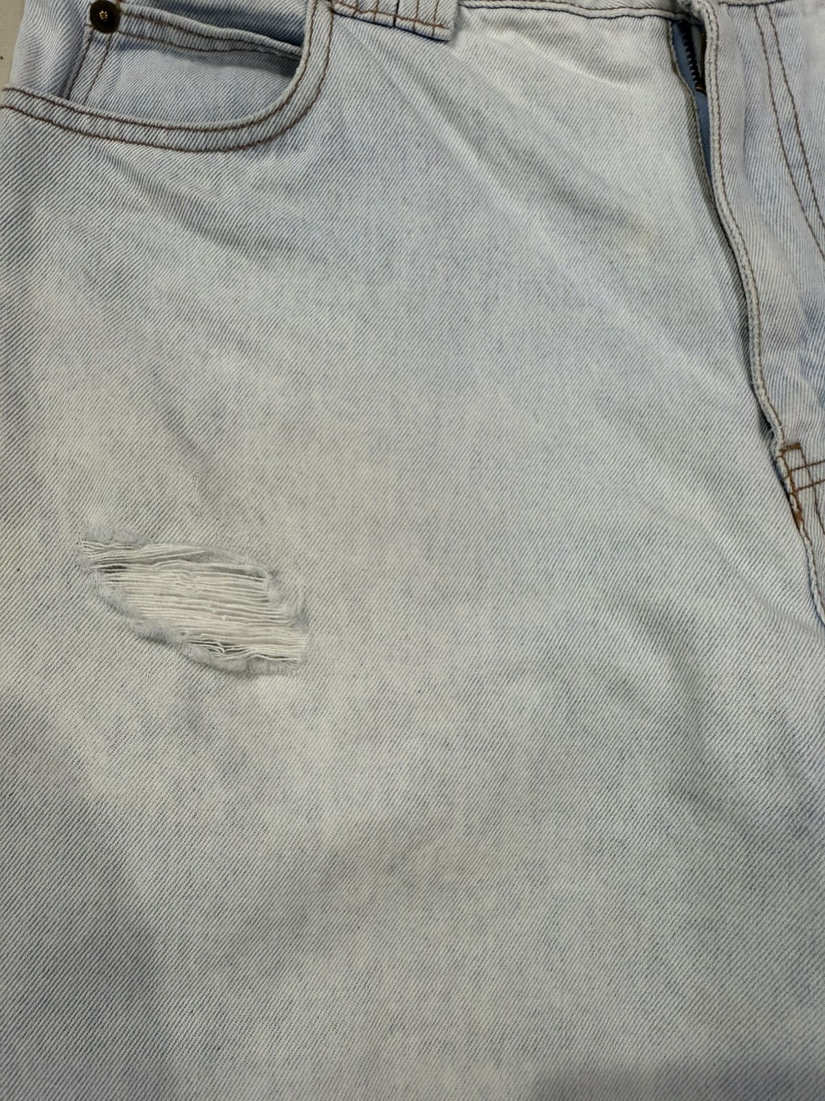 Kansai Yamamoto Vintage kansai man distressed jeans Size US 33 - 5 Thumbnail