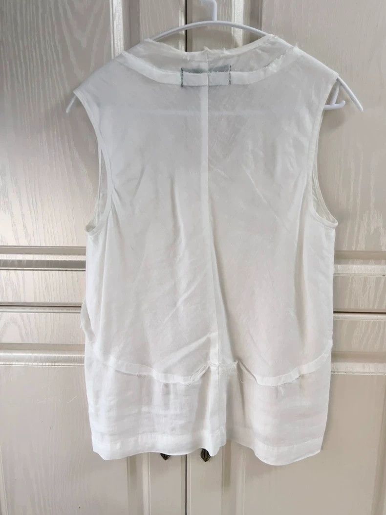 Comme des Garcons Comme Des Garcons Five flower rose white vest 2502-Nextar Size M / US 6-8 / IT 42-44 - 3 Thumbnail