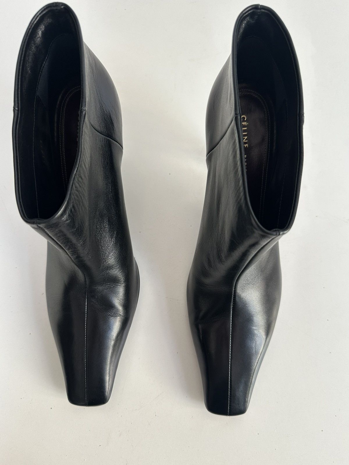 Celine OLD CELINE Phoebe Philo 2018 crystal lucite heel boots 40 Size US 9 / IT 39 - 8 Thumbnail