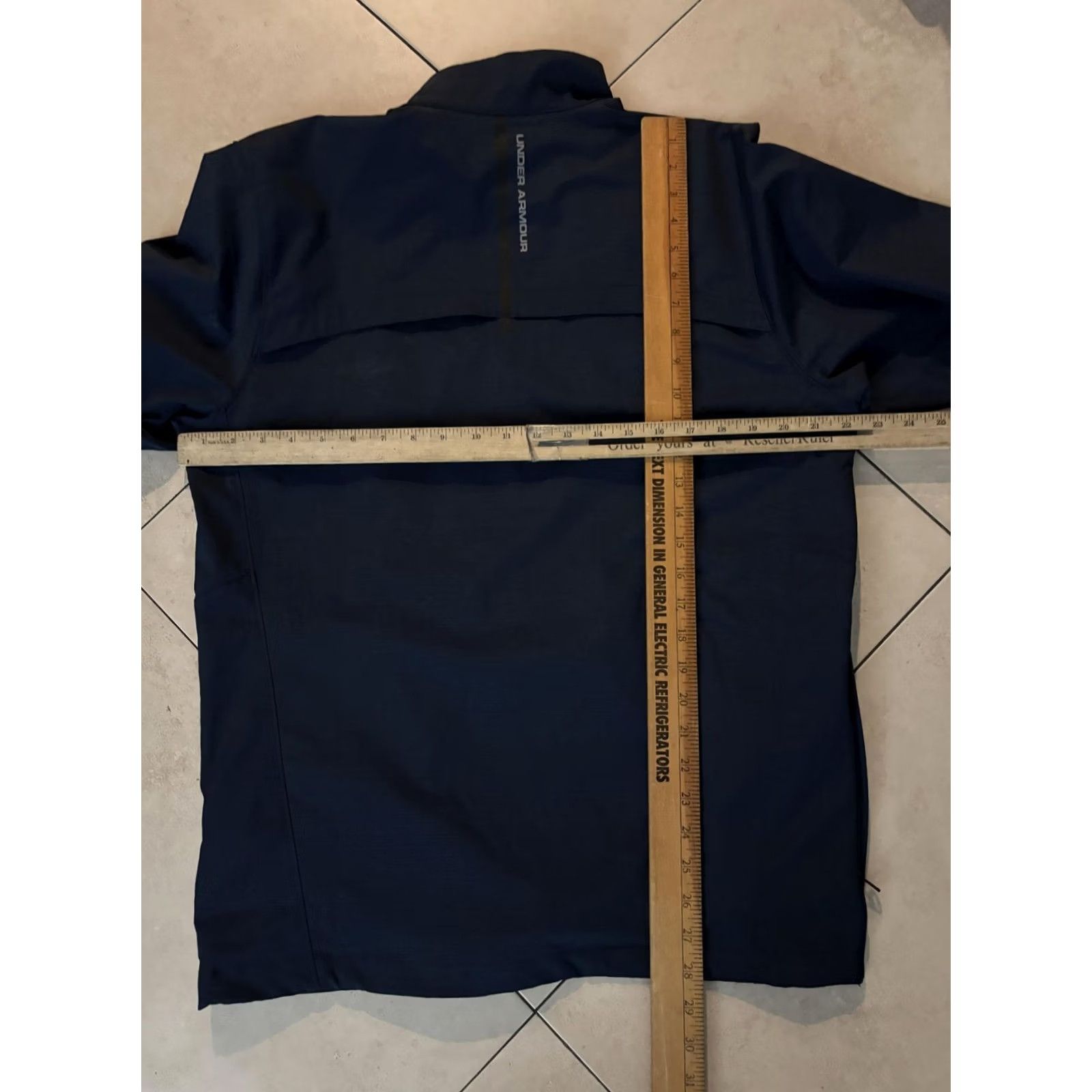 Under Armour Under Armour Jacket Mens Medium Blue 1/2 Zip Windbreaker Reflective Lightweight Size US M / EU 48-50 / 2 - 6 Thumbnail