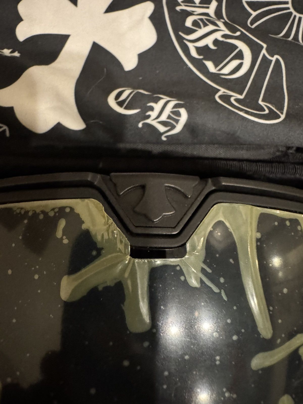 Chrome Hearts Chrome Hearts Ski Goggles – Black Leather / Silver Hardware Size ONE SIZE - 13 Thumbnail
