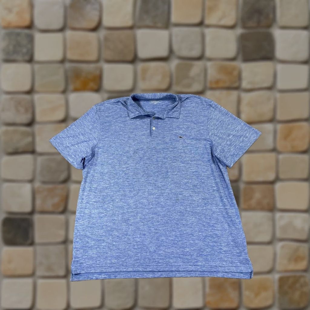Vineyard Vines Final Answer: Vineyard Vines Polo Shirt Mens Xxl Blue Golf Size US XXL / EU 58 / 5 - 1 Thumbnail