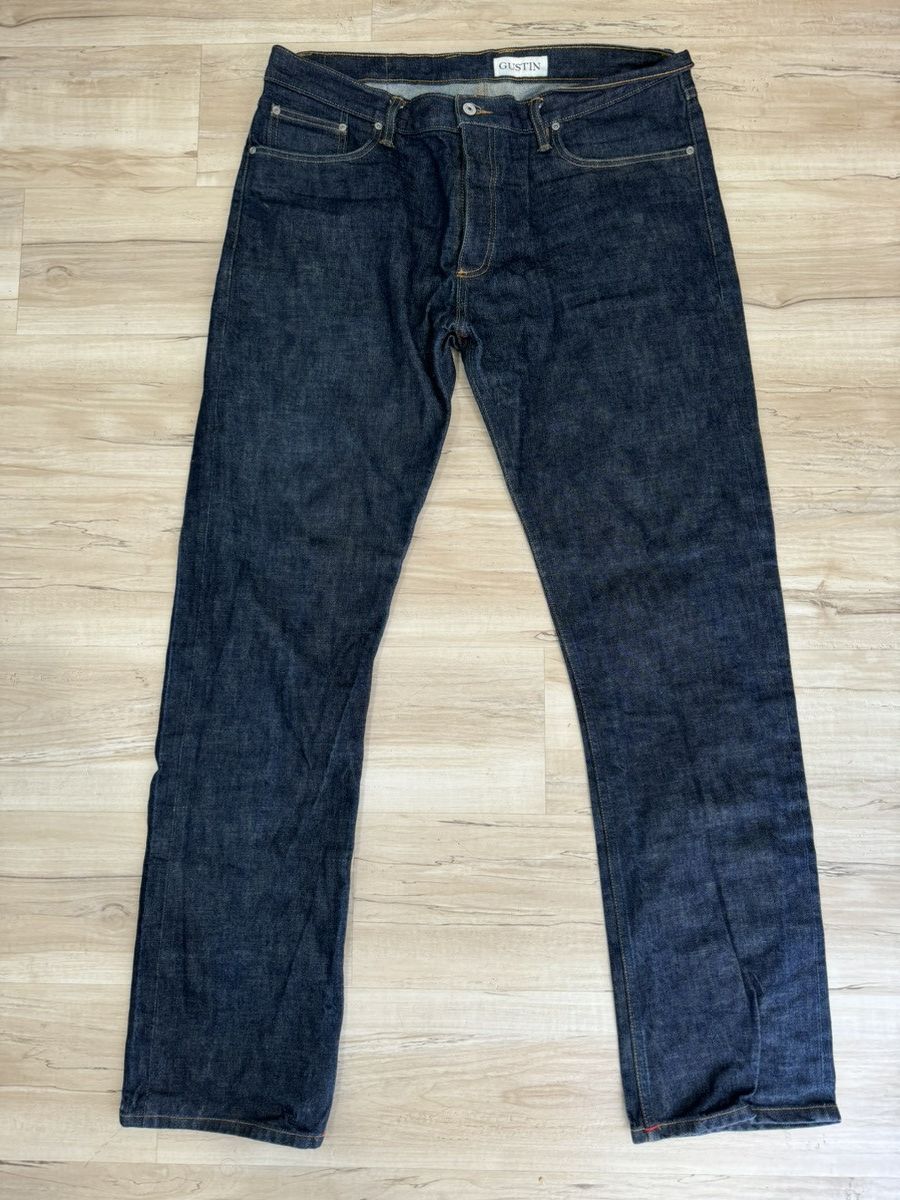 Gustin Men's GUSTIN Selvedge jeans 40 X 34 California Straight Raw Size US 40 / EU 56 - 1 Thumbnail