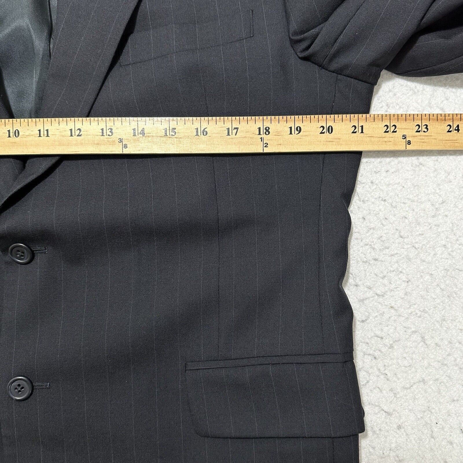 Jos. A. Bank Jos. A. Bank 42S 100% Wool Suit Jacket Dark Gray Coat Size 42S - 10 Thumbnail