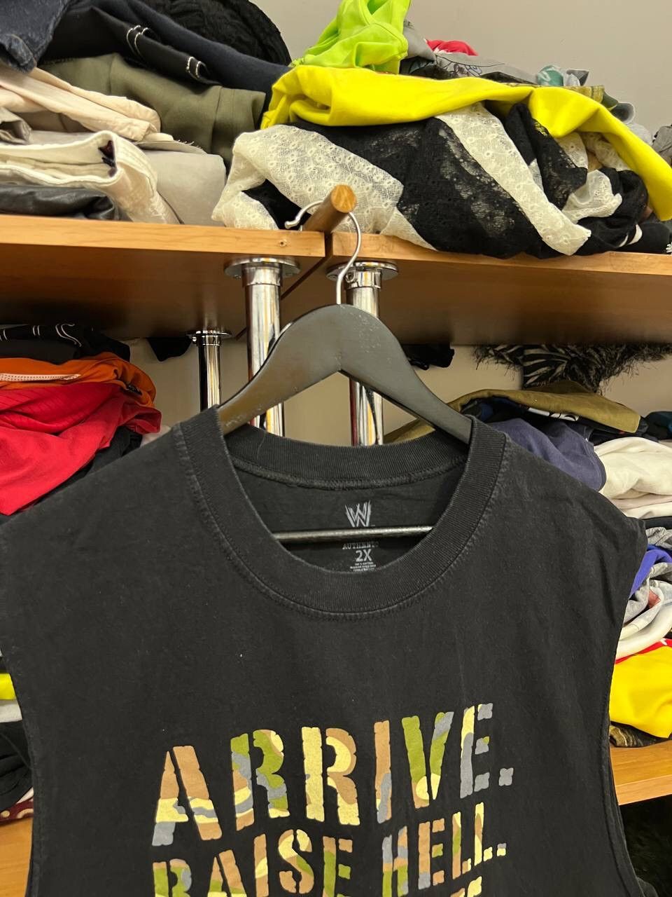 Vintage × WWE WWE Stone Cold Arrive Raise Hell Leave Tee Size US XXL / EU 58 / 5 - 5 Thumbnail