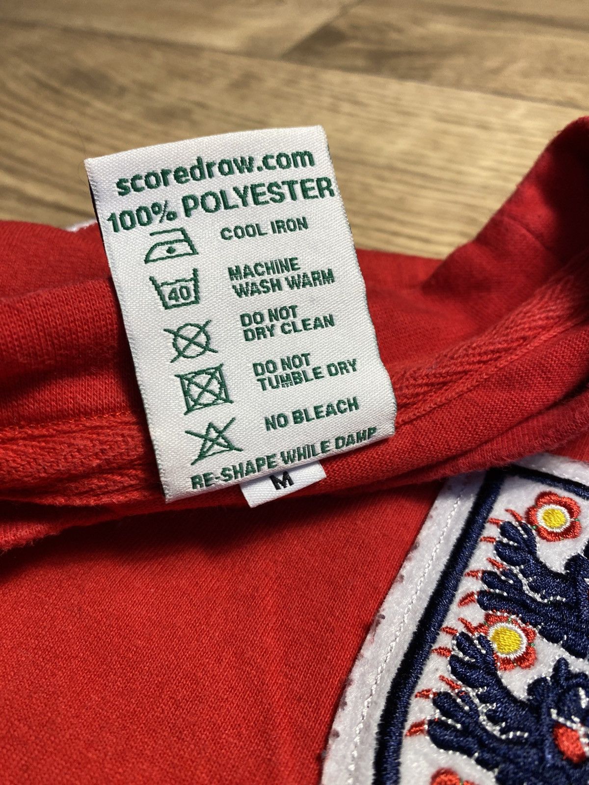 Other England 1966 World Cup Final Away No6 Shirt, Score Draw Sz M Size US M / EU 48-50 / 2 - 5 Thumbnail