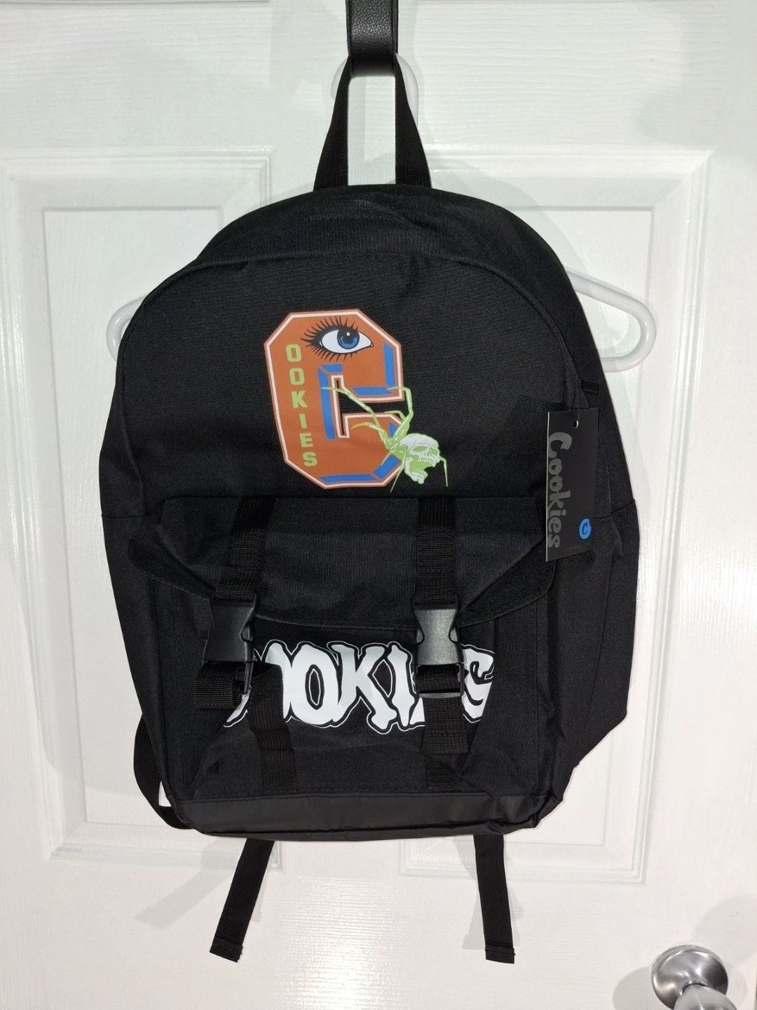 Cookies Cookies Black Graphics Smell Proof Backpack Size ONE SIZE - 1 Thumbnail