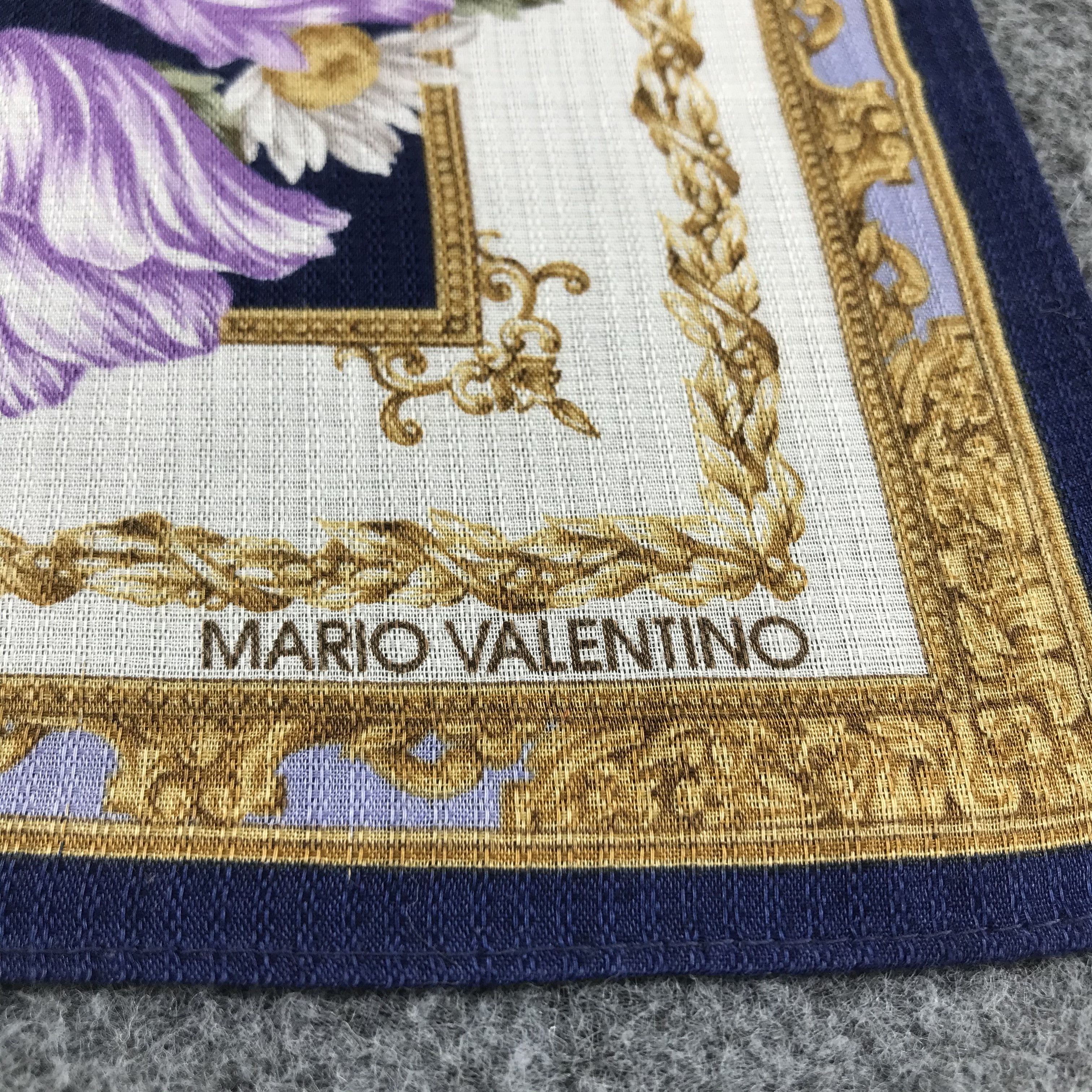 Mario Valentino Mario Valentino Handkerchief Neckerchief Bandana H1264 Size ONE SIZE - 3 Thumbnail