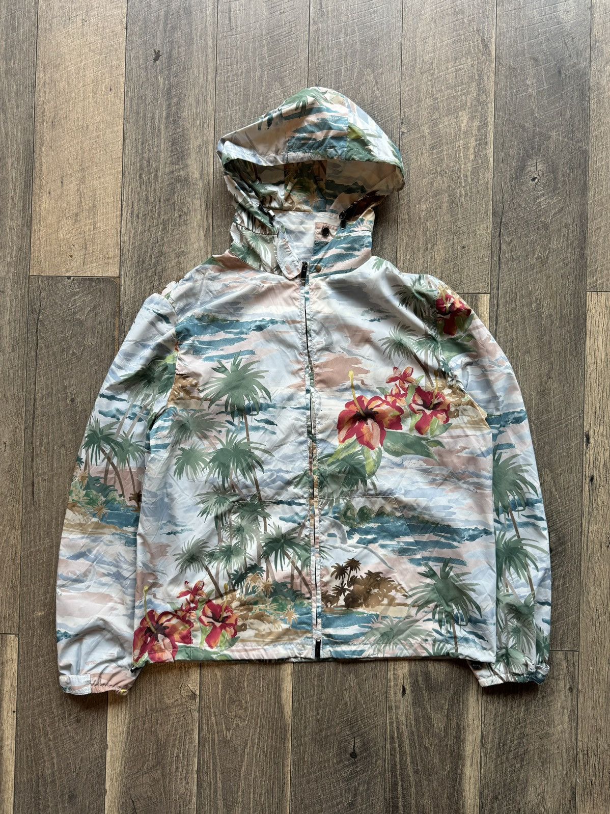 Valentino Valentino Kway Floral Windbreaker Jacket Retail $2350 - 50 Size US M / EU 48-50 / 2 - 2 Thumbnail