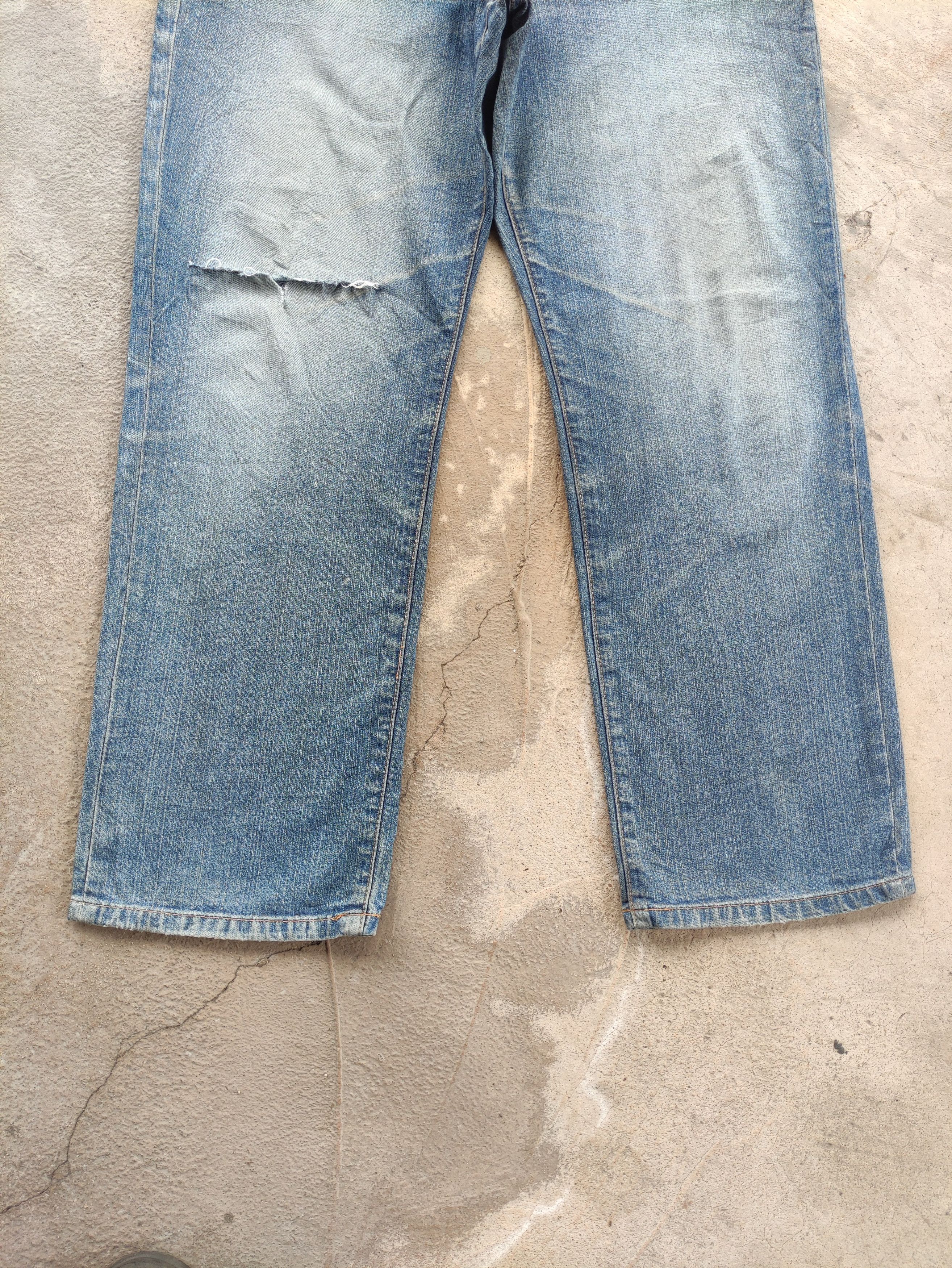 Japanese Brand Vintage Japanese Jean Baggy Denim Distressed Faded Size US 36 / EU 52 - 4 Thumbnail