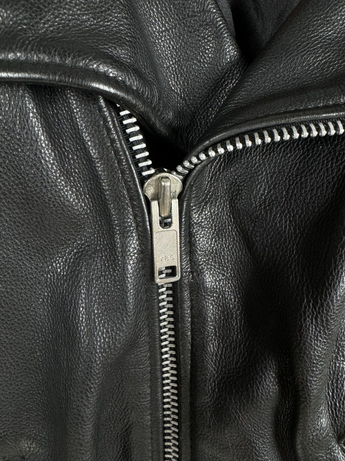 Vintage Mavip Leder Vintage Motorcycle Heavy Leather Black jacket Size US XXL / EU 58 / 5 - 8 Thumbnail
