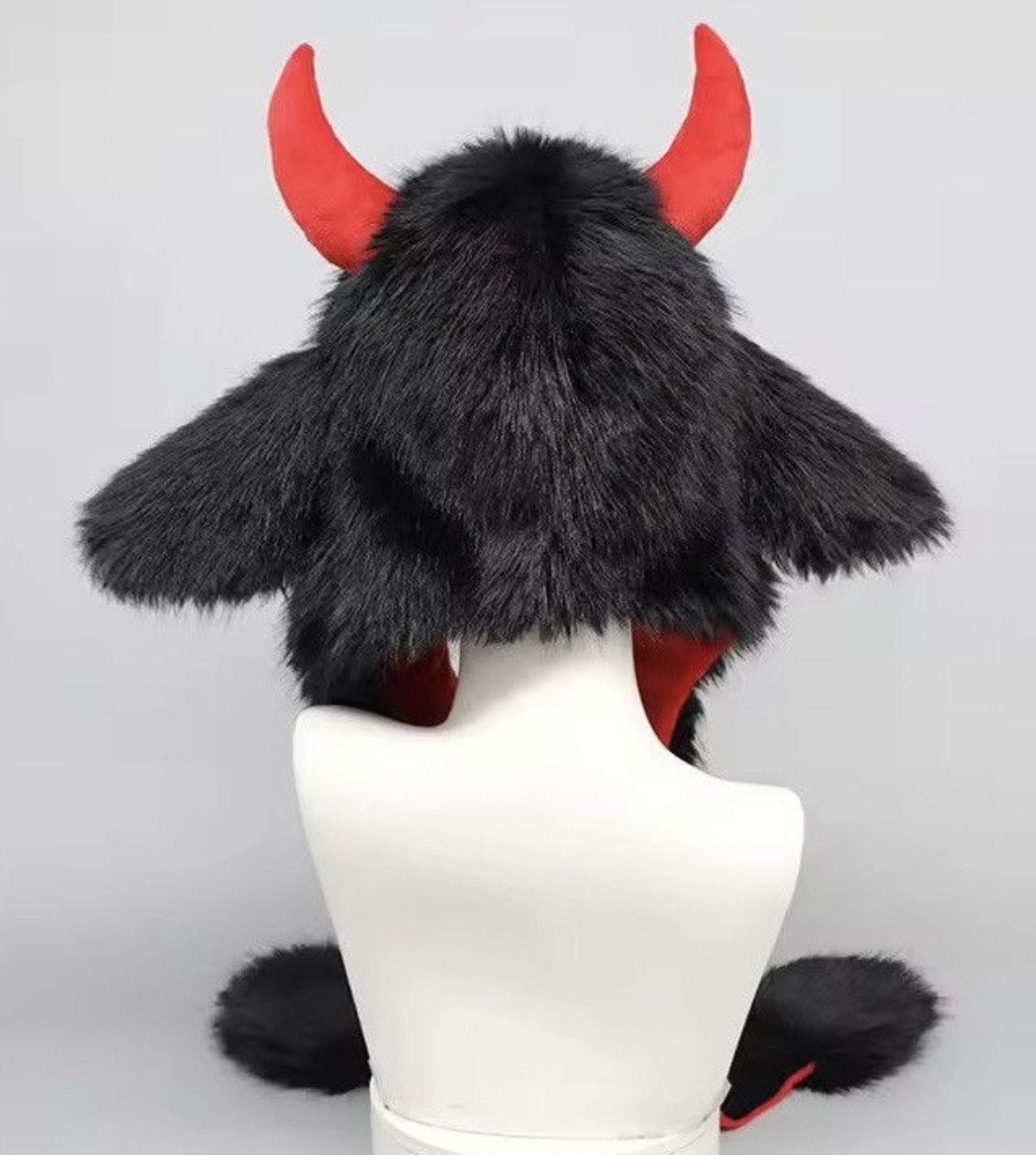 Japanese Brand Animal Yak Ear Hooded Winter Faux Fur Hat Size ONE SIZE - 4 Thumbnail