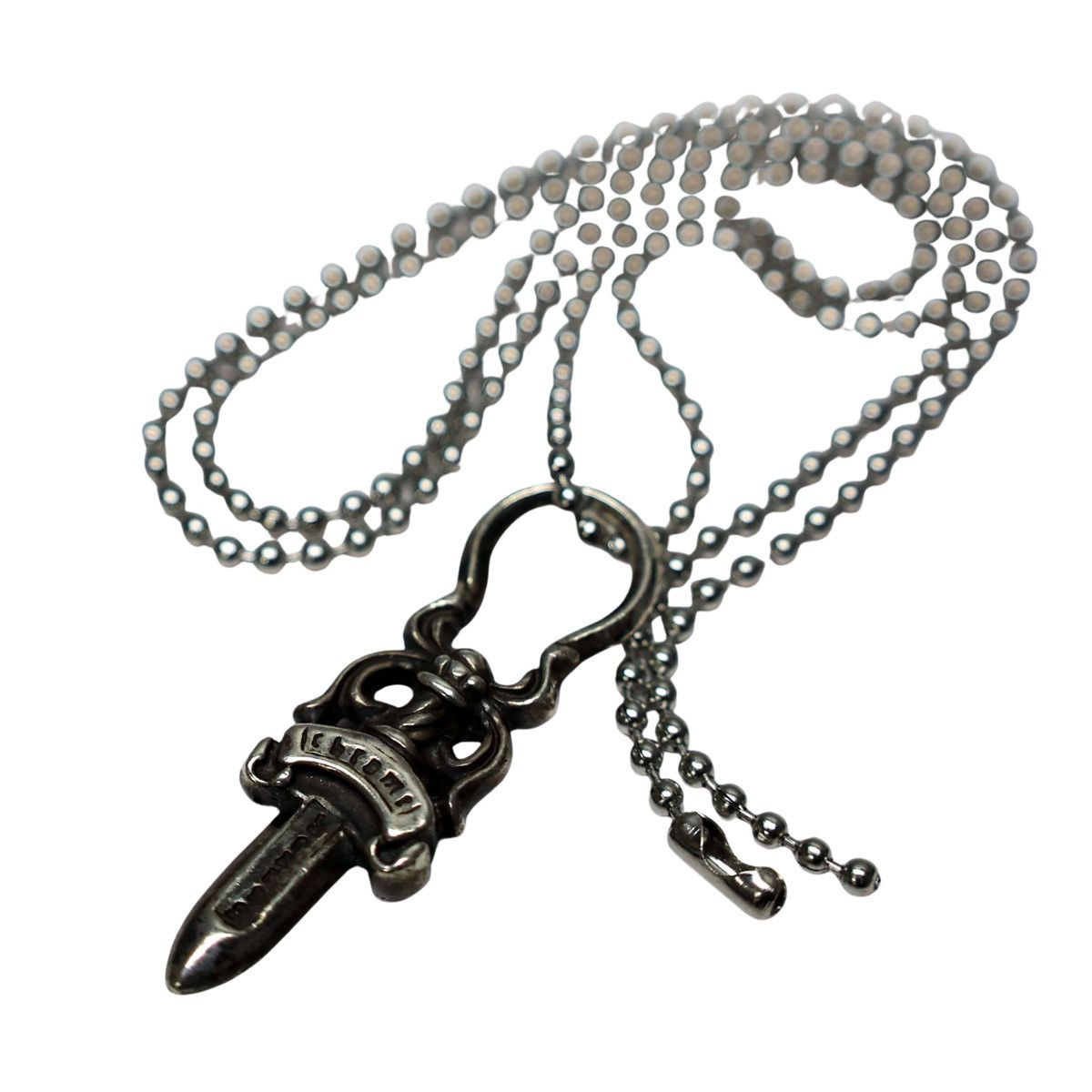 Chrome Hearts Chrome Hearts Dagger Zipper Pendant Ball Chain Necklace 925 Size ONE SIZE - 4 Thumbnail