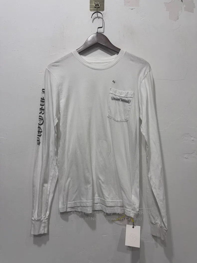 Chrome Hearts CHROME HEARTS Size S White dark stripe long sleeve Size US S / EU 44-46 / 1 - 1 Thumbnail