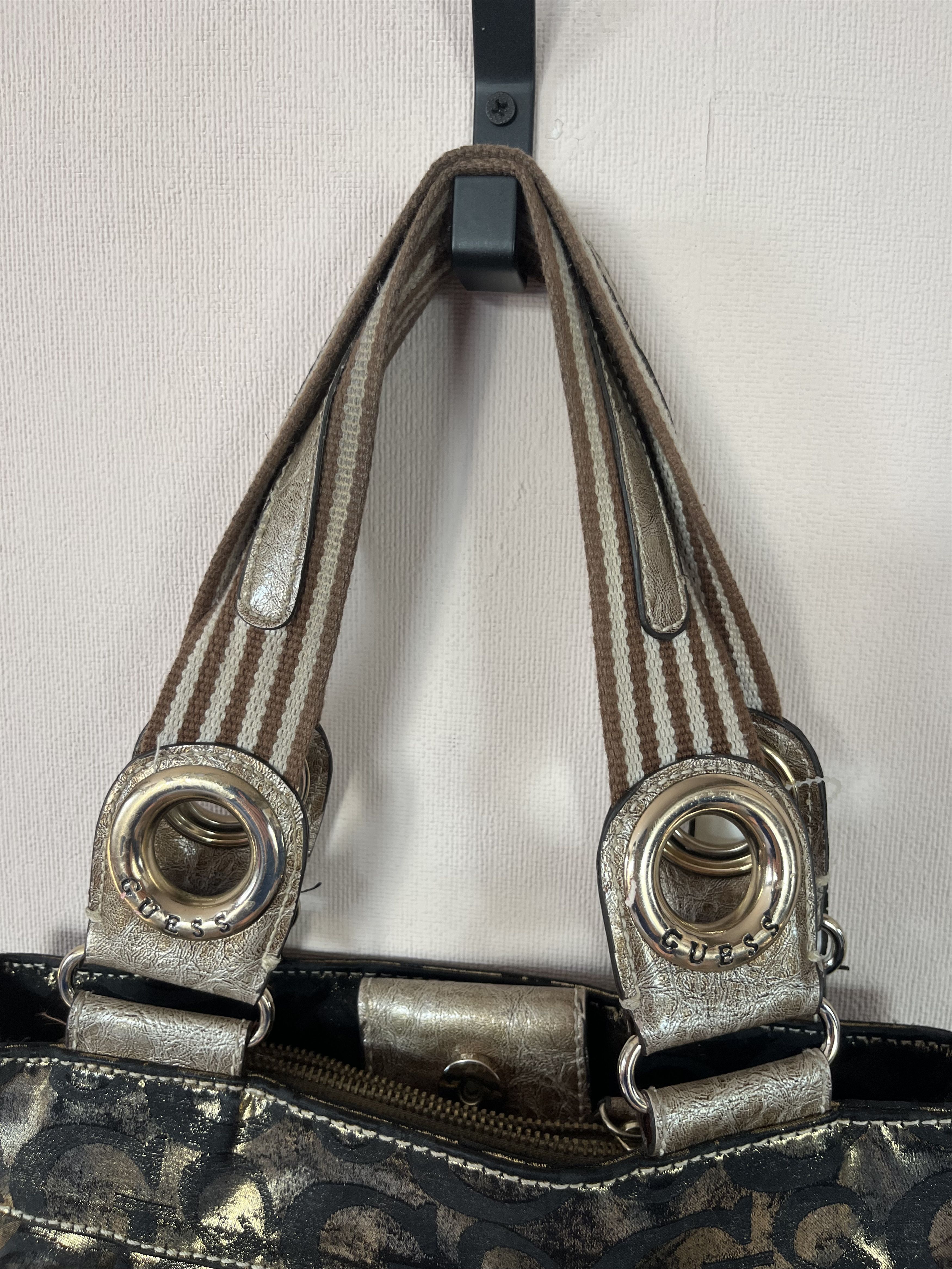 Guess Vintage Bag GUESS Y2K Style Monogram Multi Logo Metal Size ONE SIZE - 6 Thumbnail