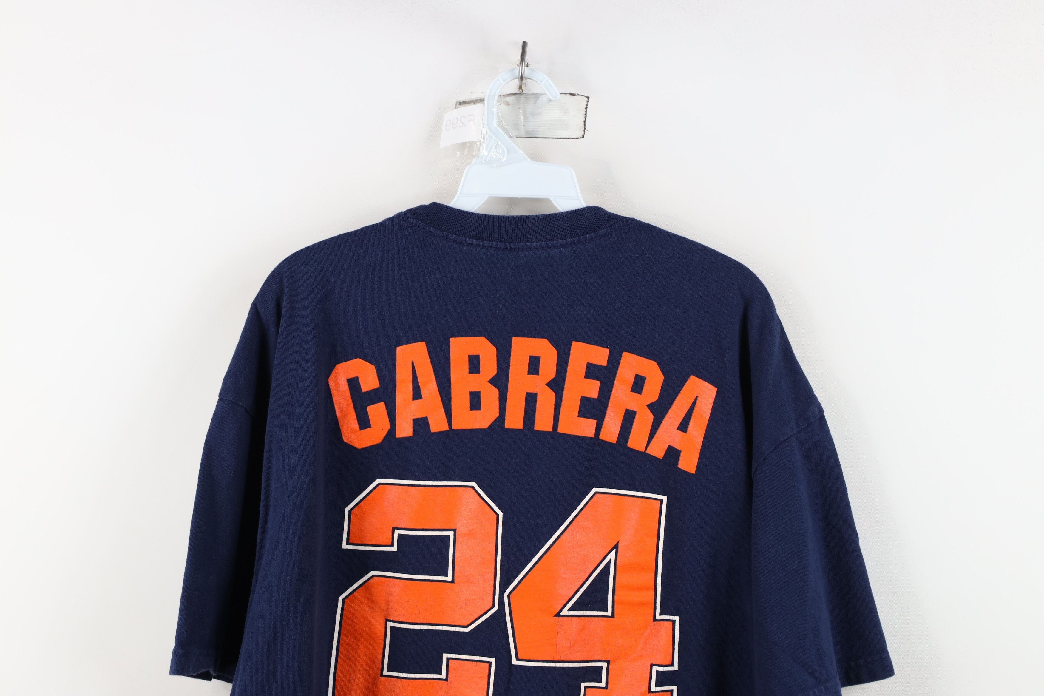 Vintage Vintage Detroit Tigers Baseball Jersey T-Shirt Blue #24 Size US XL / EU 56 / 4 - 14 Thumbnail