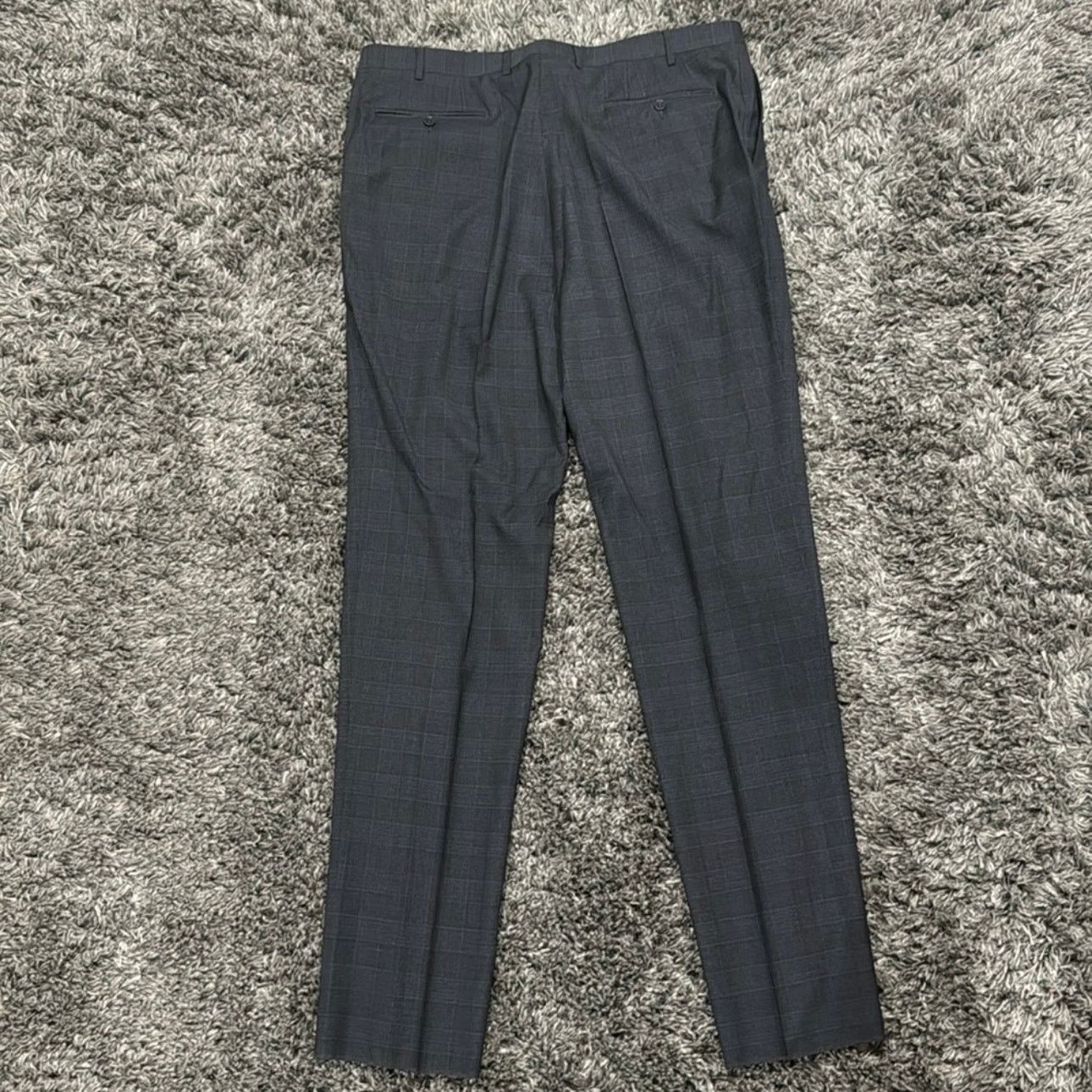 Canali Canali Sienna Plaid Stretch Wool Suit, Size 38/56 7R Size 38R - 8 Thumbnail