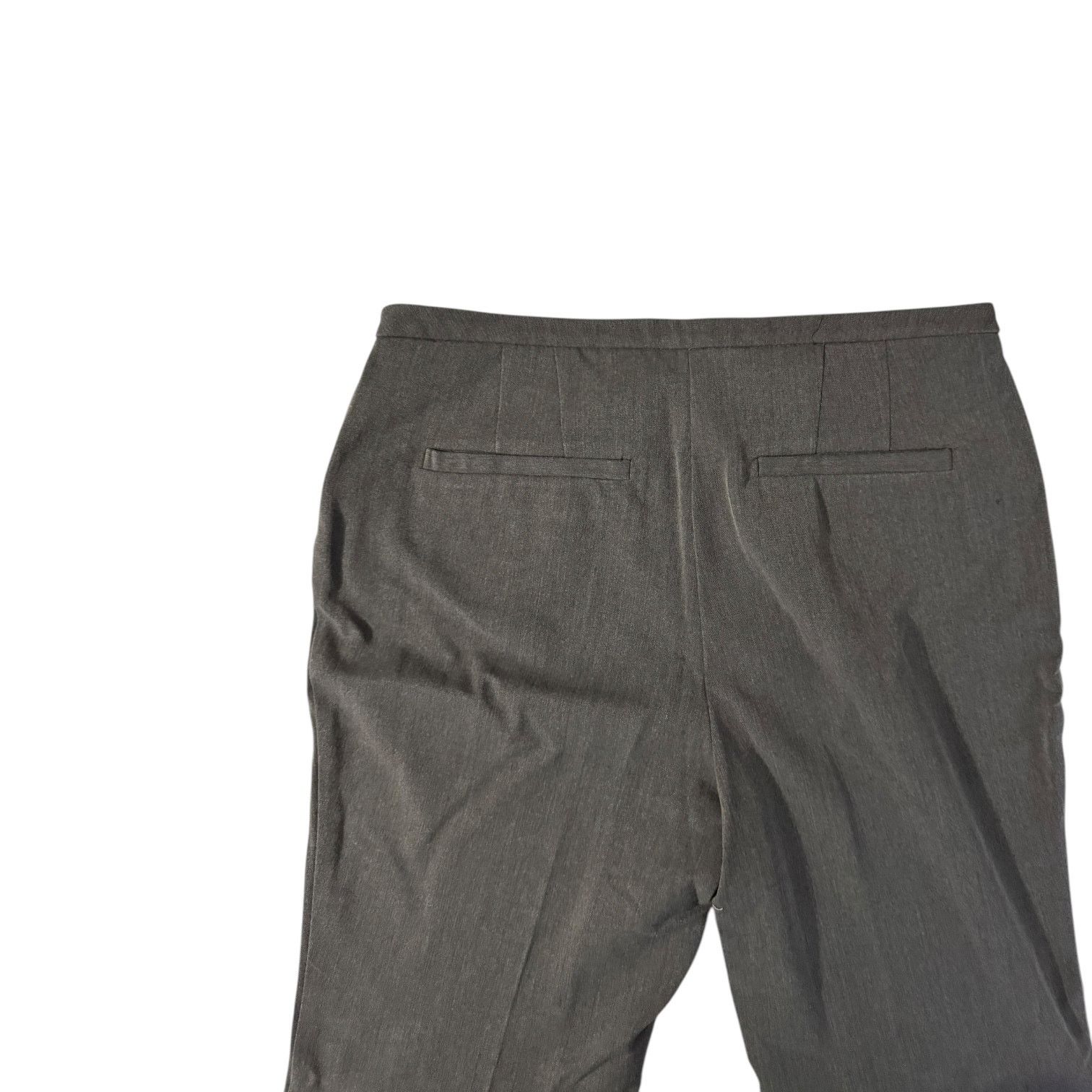 Chicos Chico’s Women’s Flat Front Gray Zip up Stretch Pants Size 1 Size 32" / US 10 / IT 46 - 5 Thumbnail