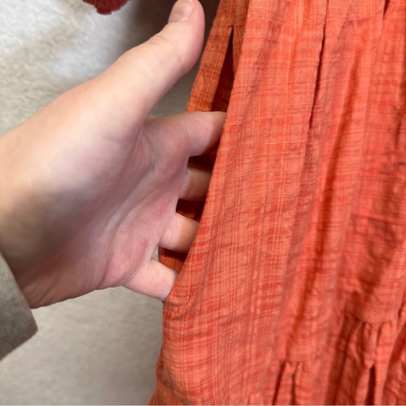 BB Dakota BB Dakota by Steve Madden Hustle and Glow Coral Mini Dress Size S / US 4 / IT 40 - 7 Thumbnail