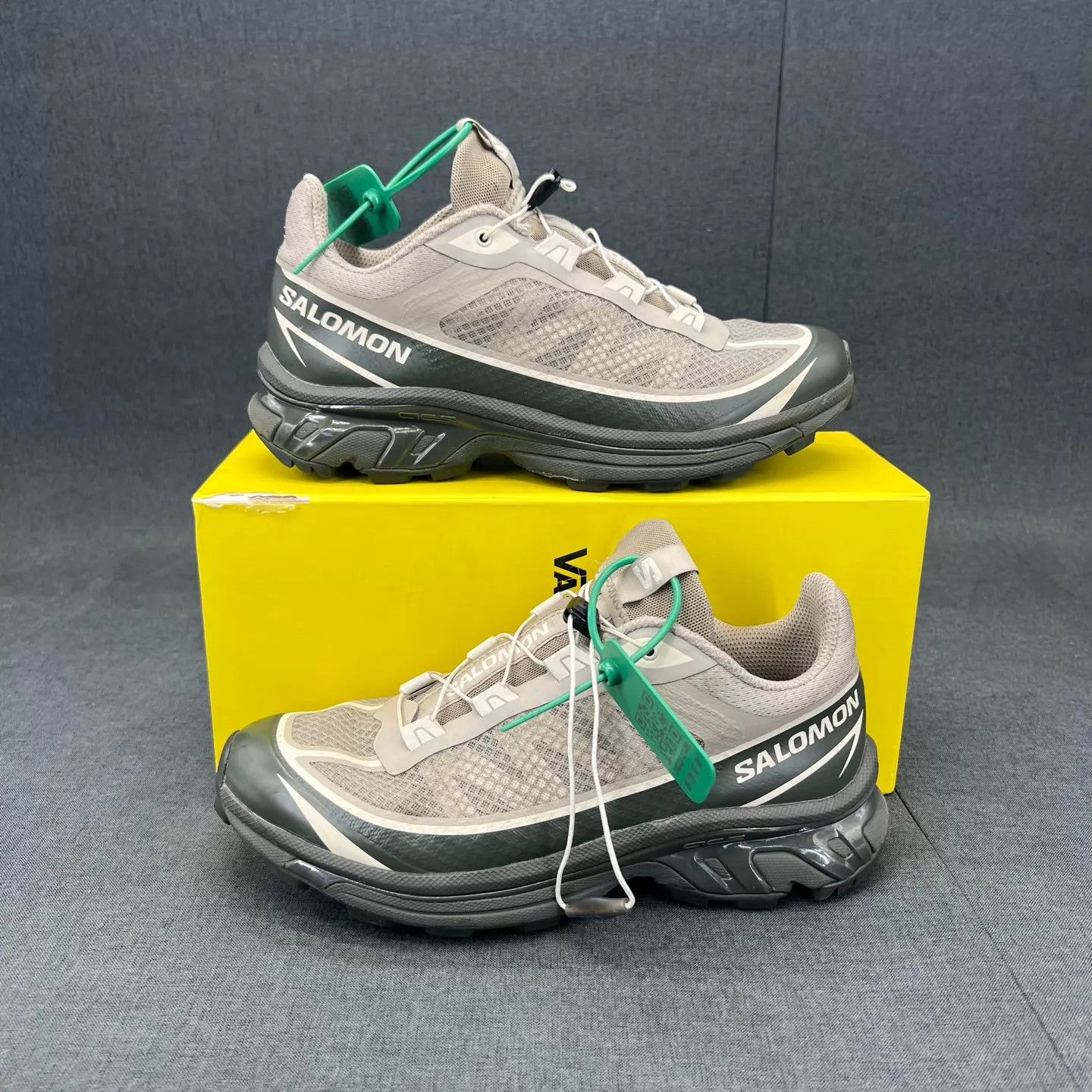 Salomon Salomon XT-6 Khaki Gray men's 40.5 Size US 7.5 / EU 40-41 - 2 Thumbnail
