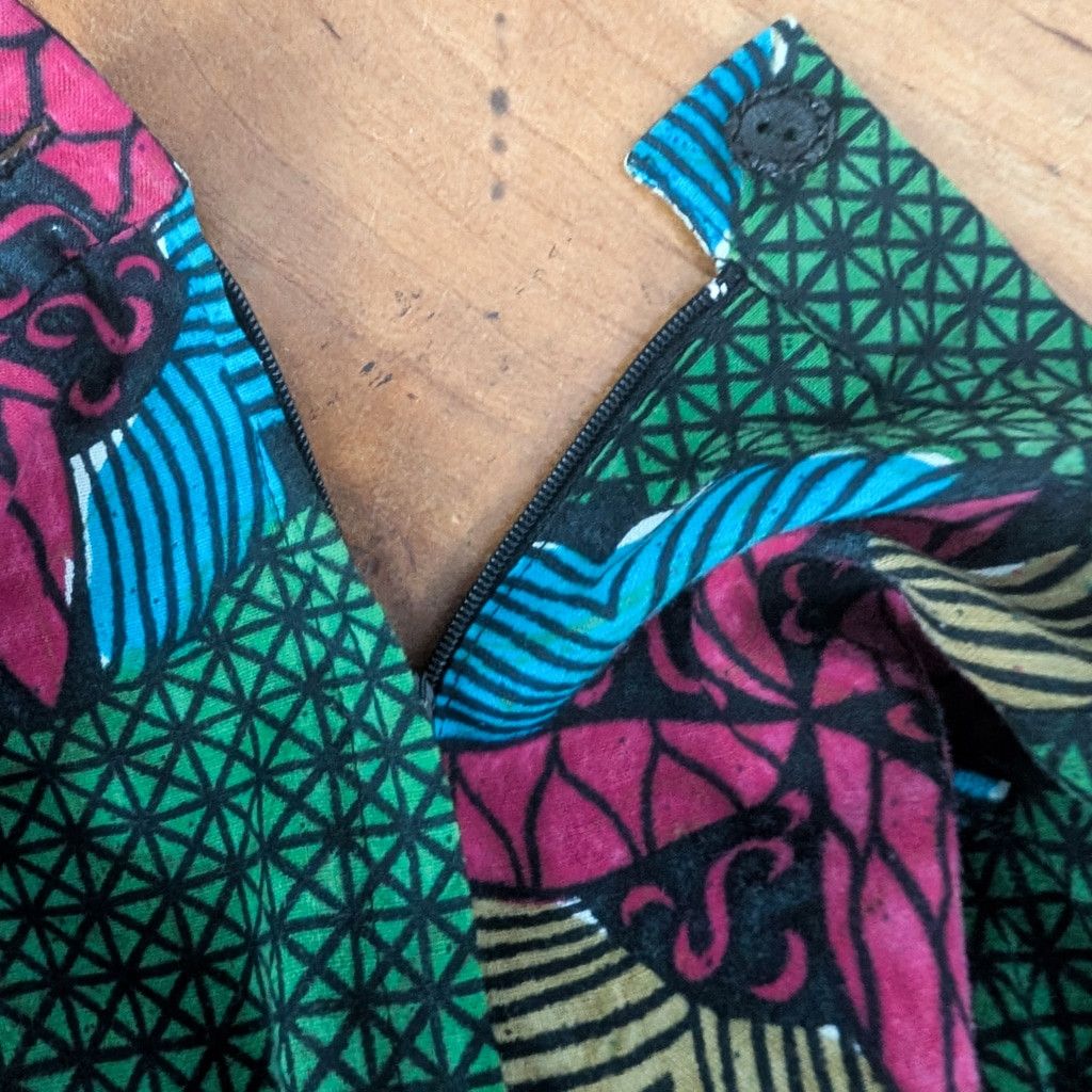Other Vintage Swedish Pattern Maxi Skirt Size 29" - 6 Thumbnail